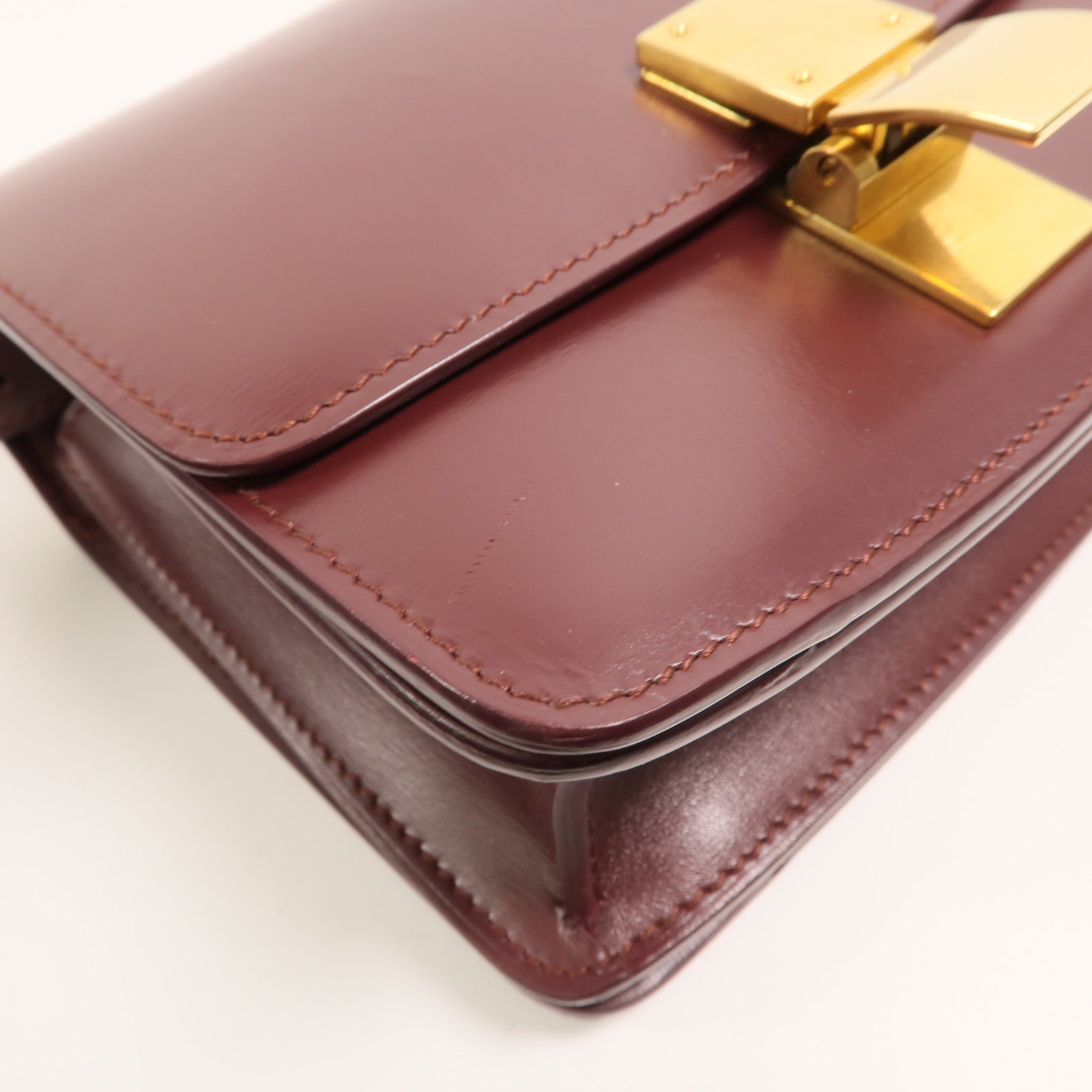 CELINE 【激減優惠】牛皮皮革Mini Classic Box肩背袋