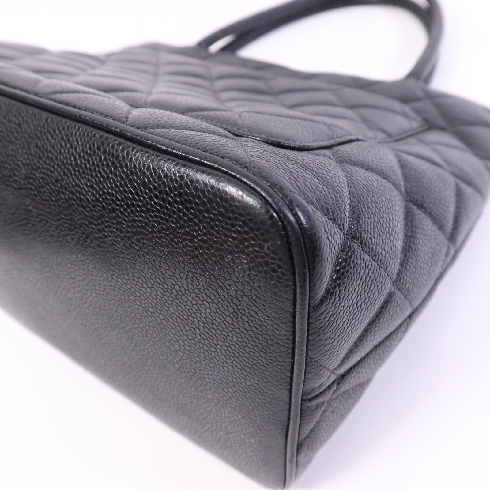 CHANEL 牛皮皮革Vintage Tote Bag金扣手挽袋