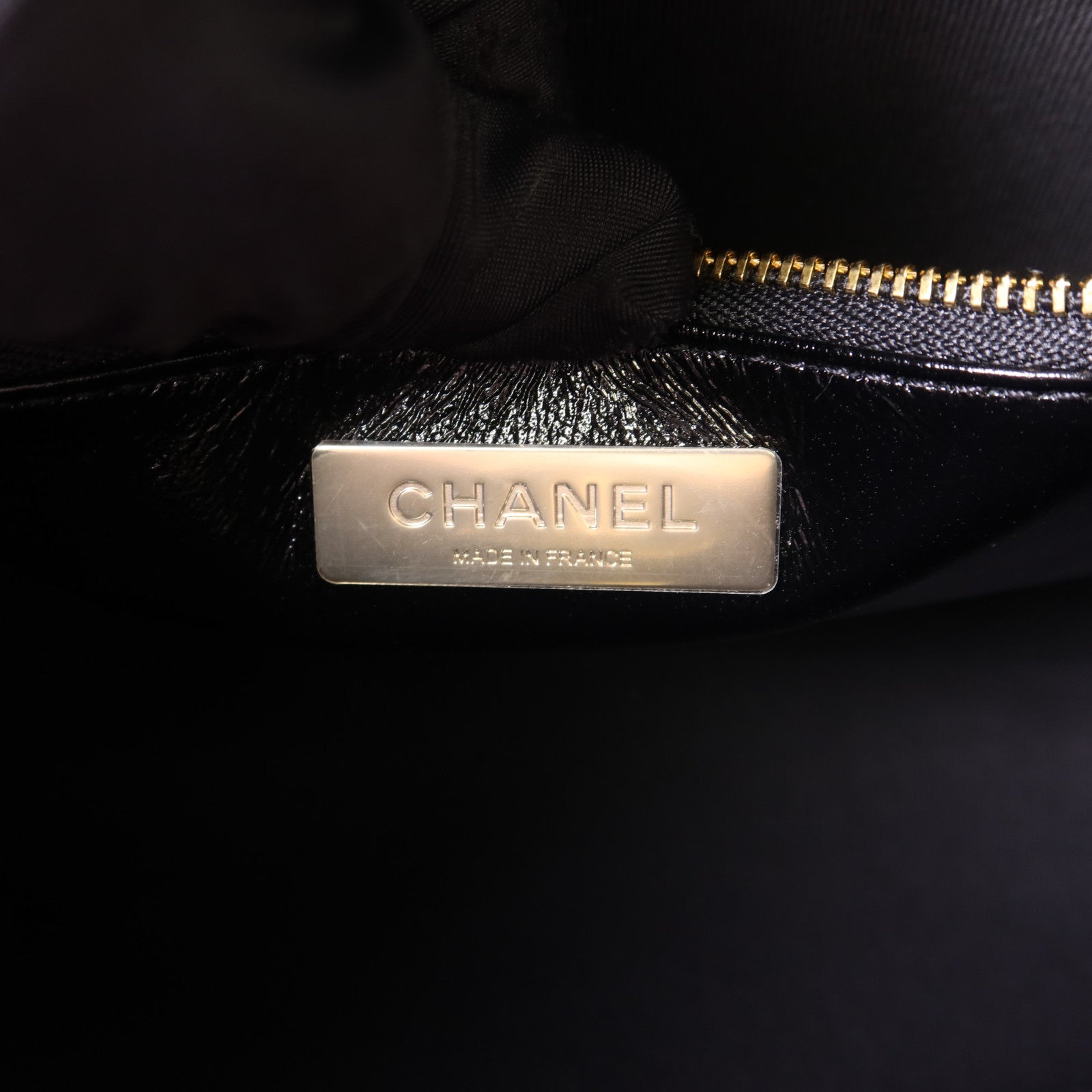 CHANEL 牛皮皮革Mini 31金扣手挽肩背兩用袋