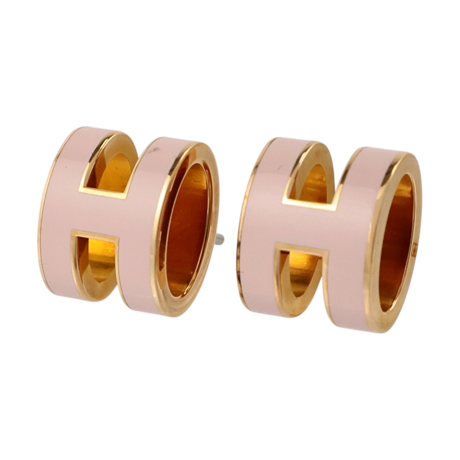 HERMES 金屬/琺瑯Pop H Earrings耳環