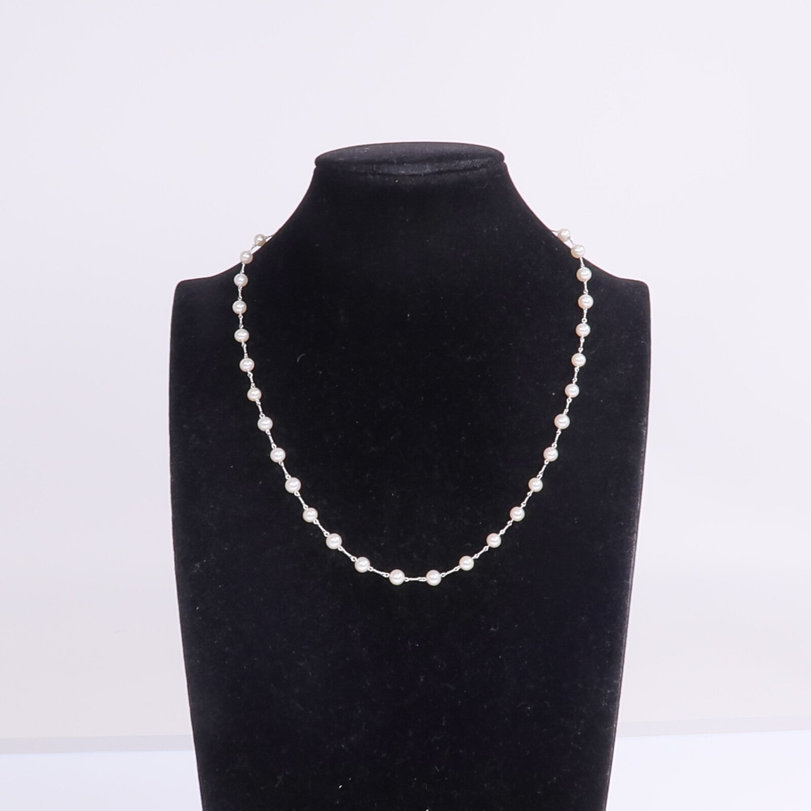 JEWELRY 18K白金Pearl Necklace珍珠項鍊