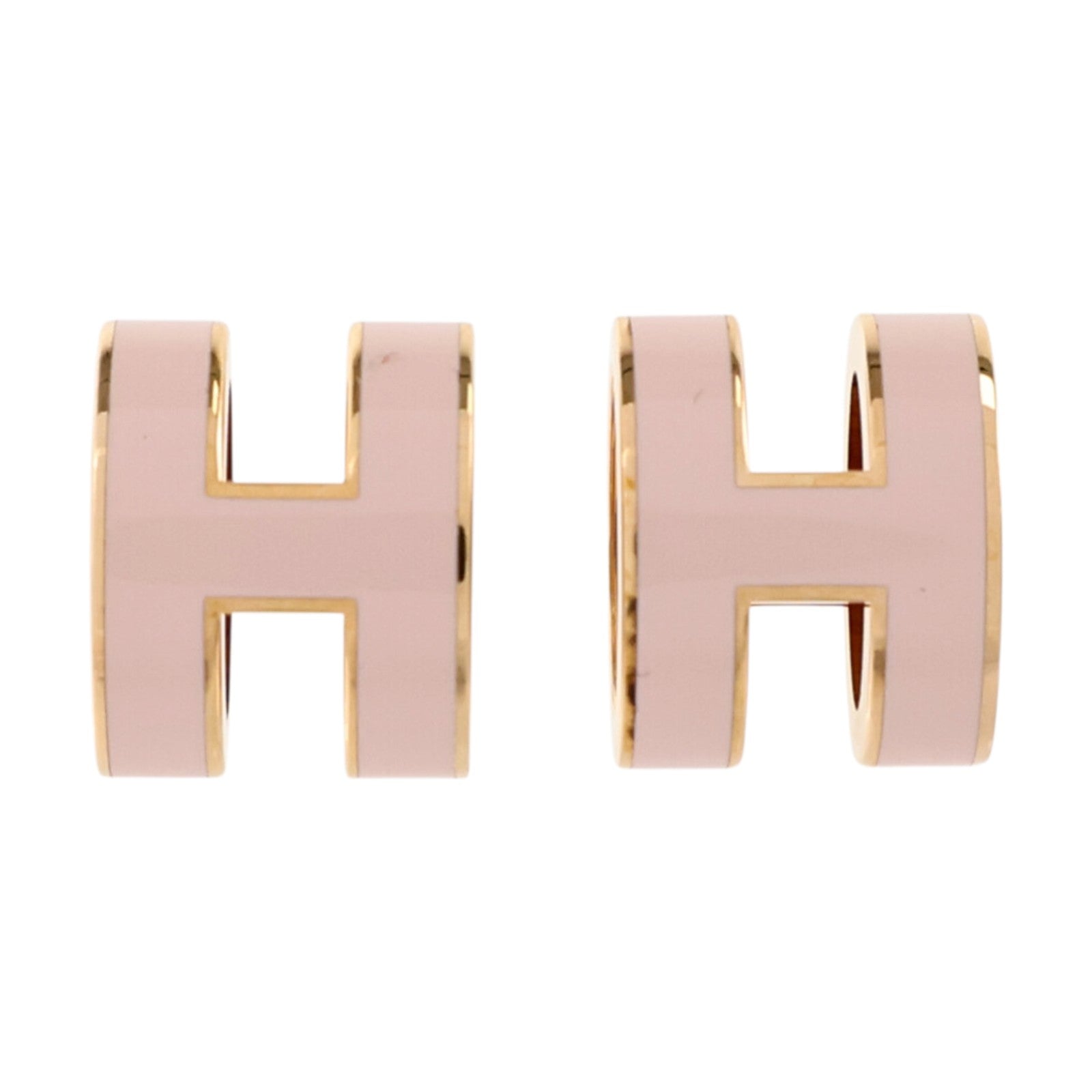 HERMES 金屬/琺瑯Pop H Earrings耳環