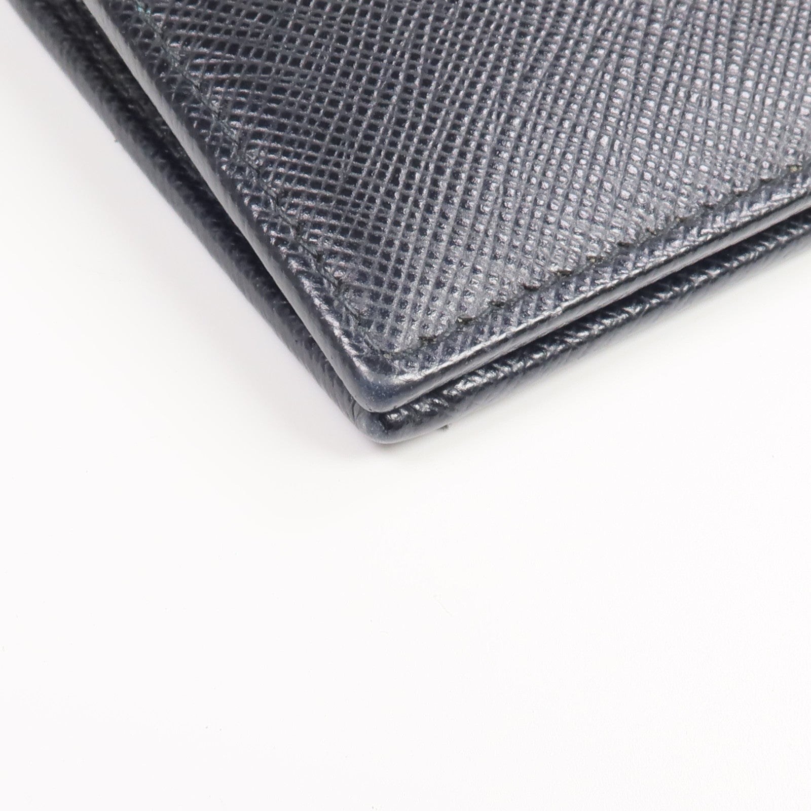 PRADA 牛皮皮革Wallet金扣錢包