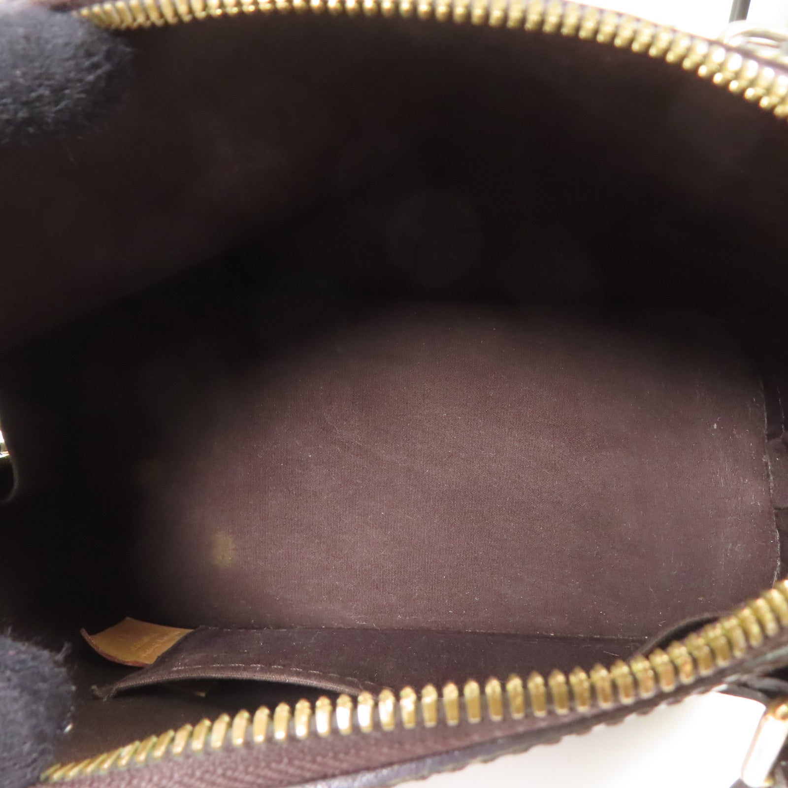 LOUIS VUITTON Vernis Alma BB金扣手挽肩背兩用袋