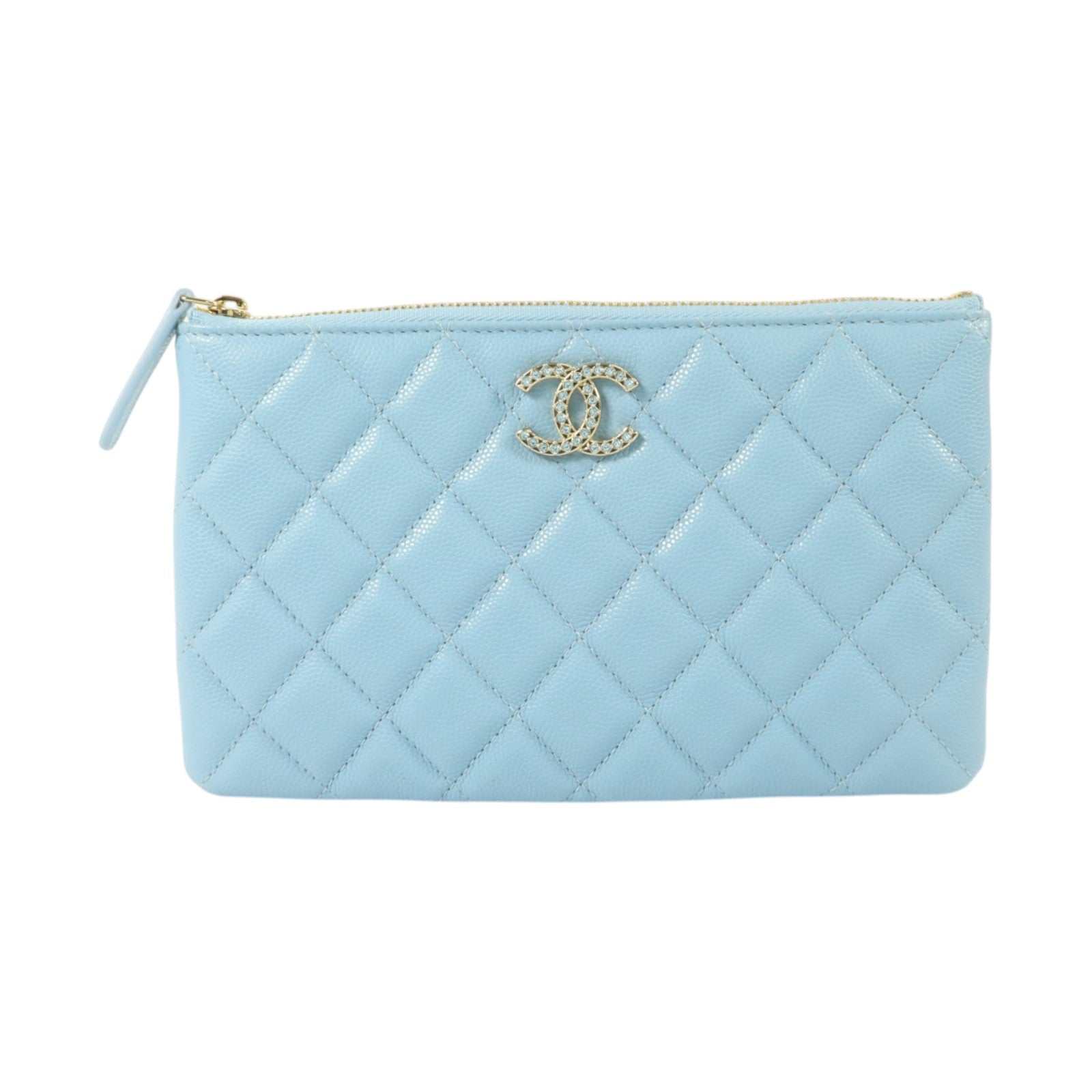 CHANEL 牛皮皮革Pouch小袋