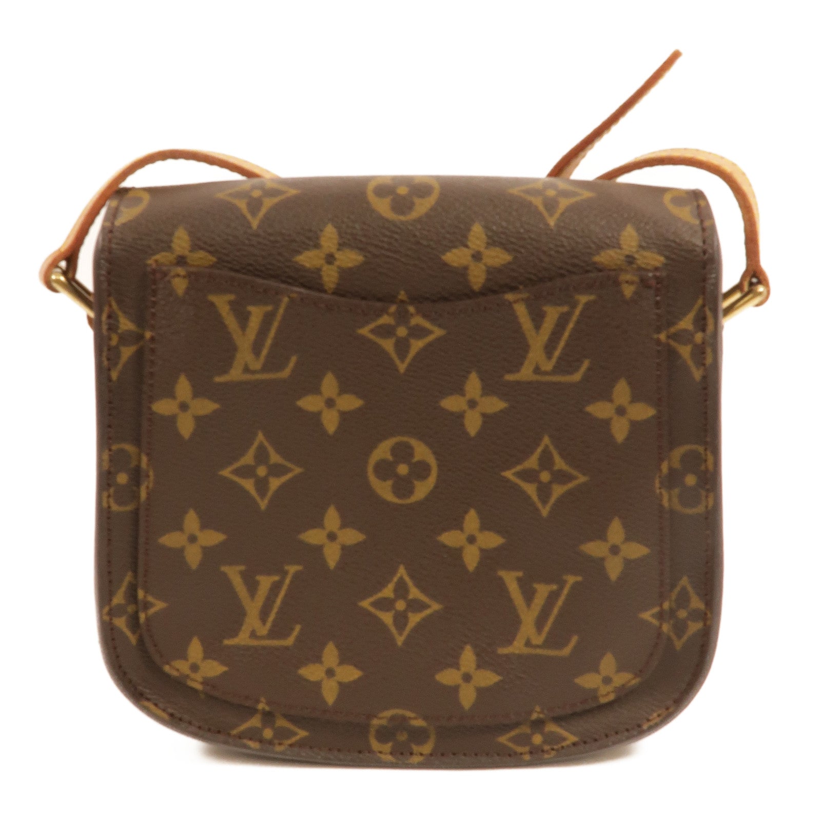 LOUIS VUITTON Monogram Saint Cloud PM金扣肩背袋
