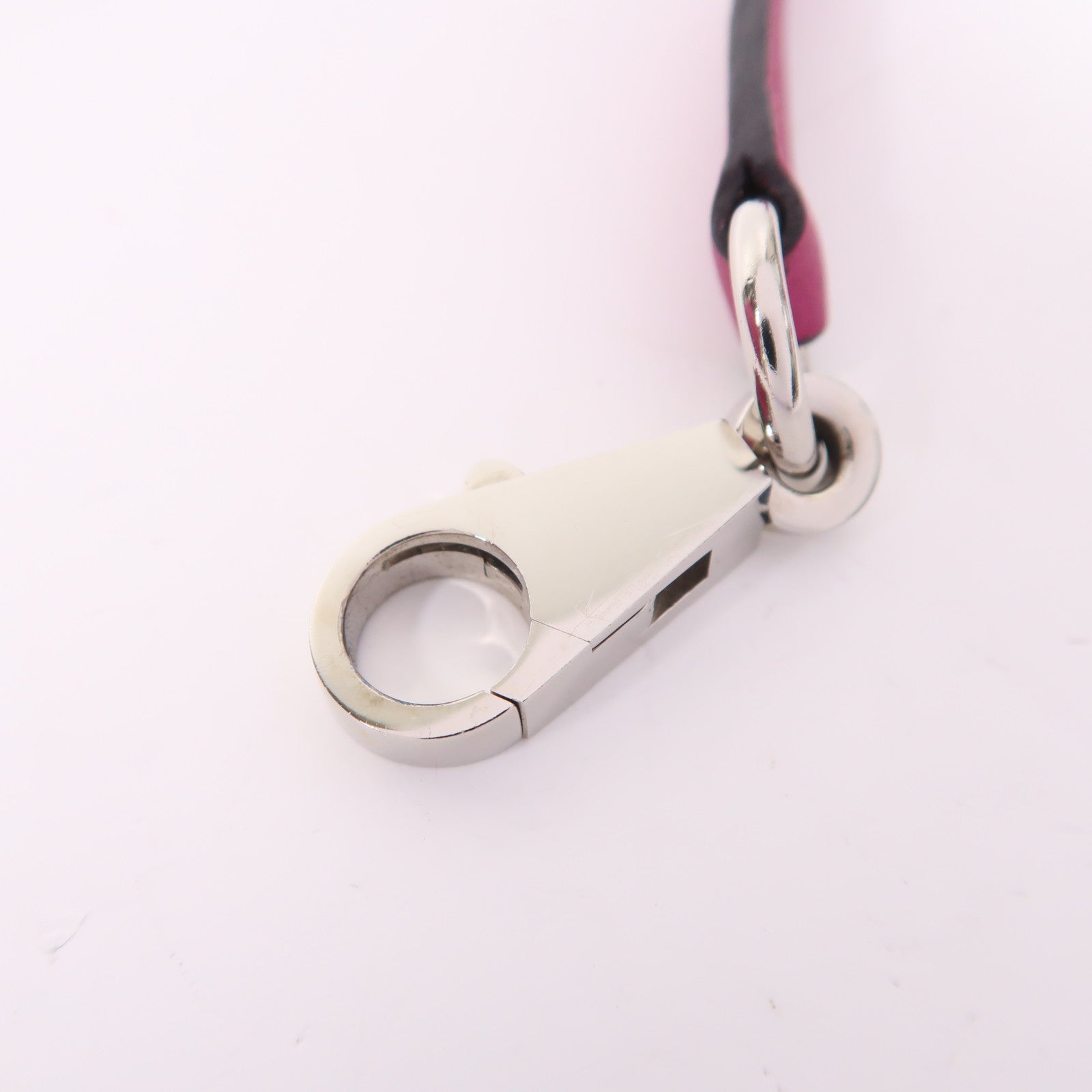 HERMES Swift皮革Bolide 27銀扣手挽肩背兩用袋Rose Pourpre