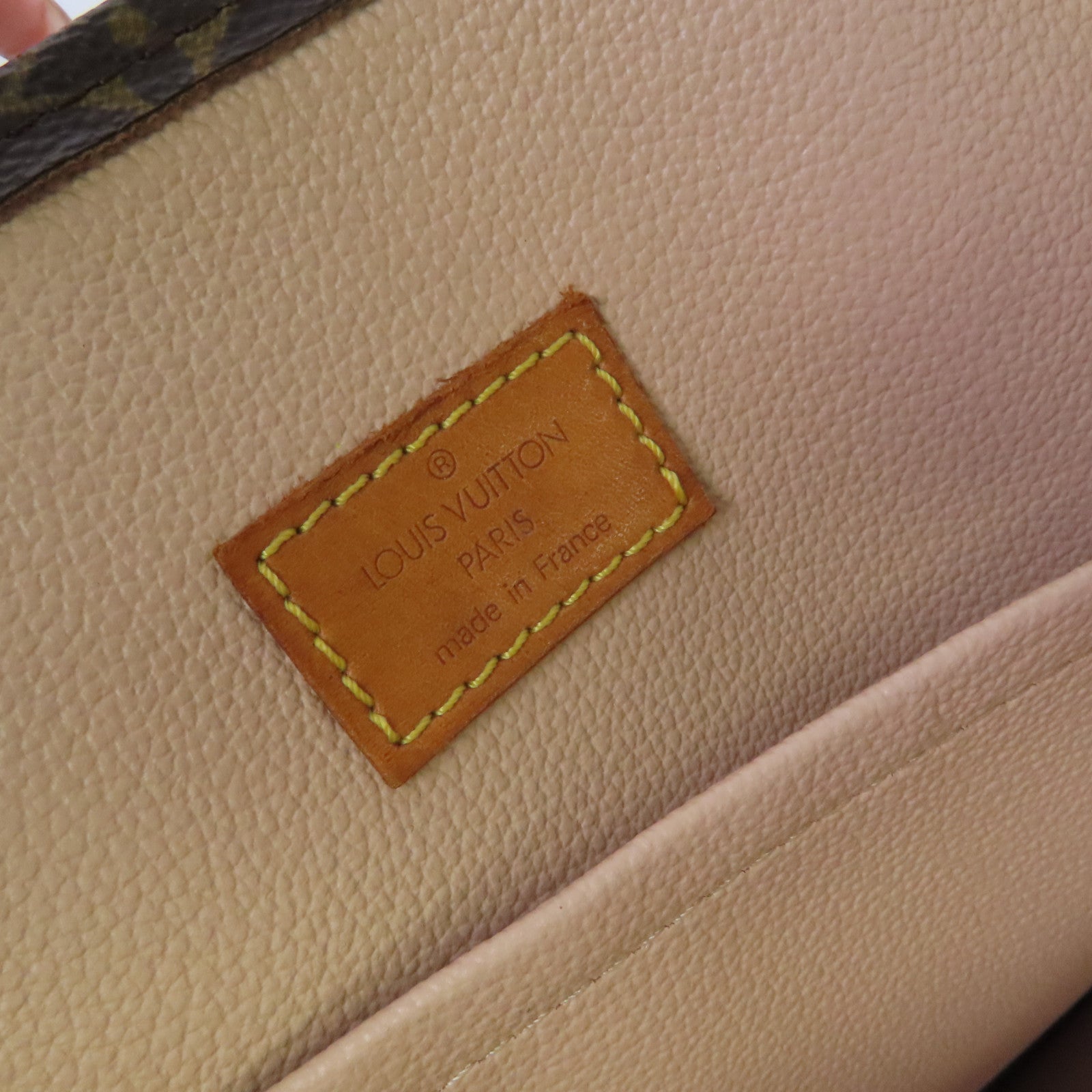 LOUIS VUITTON Monogram Sac Plat Tote Bag手挽袋啡色