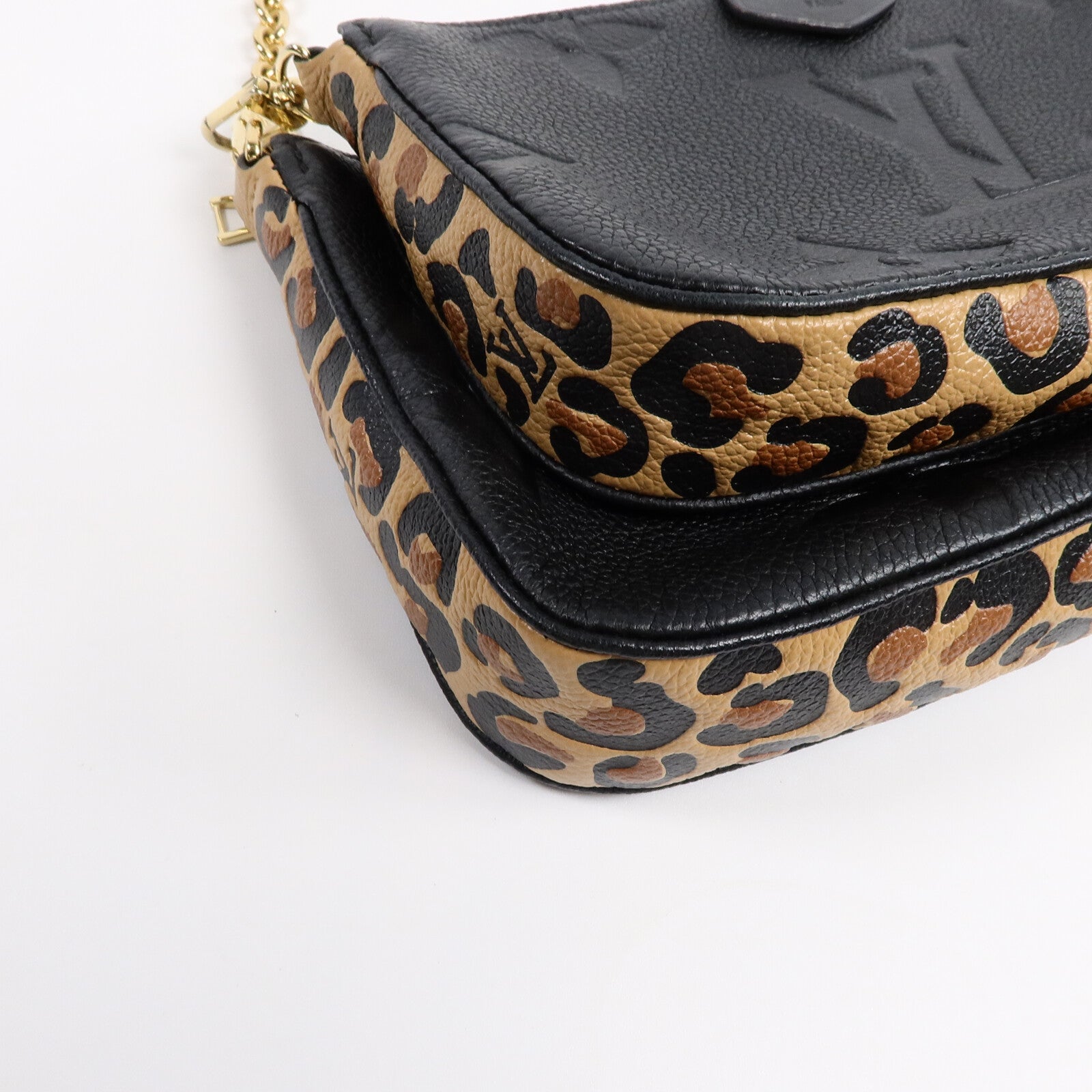 LOUIS VUITTON Monogram Empreinte Wild At Heart Multi Pochette Accessories肩背袋