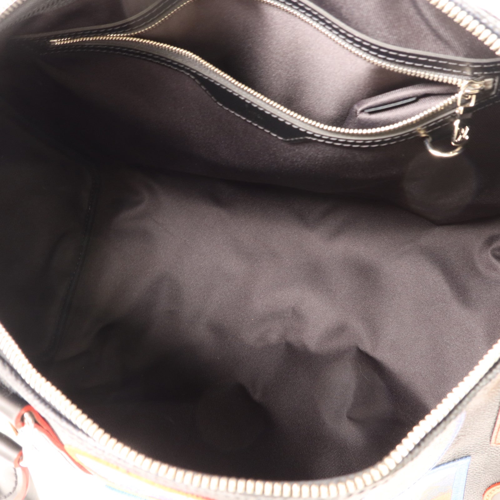 LOUIS VUITTON Damier Graphite Alps Keepall Bandouliere 45銀扣手挽肩背兩用袋