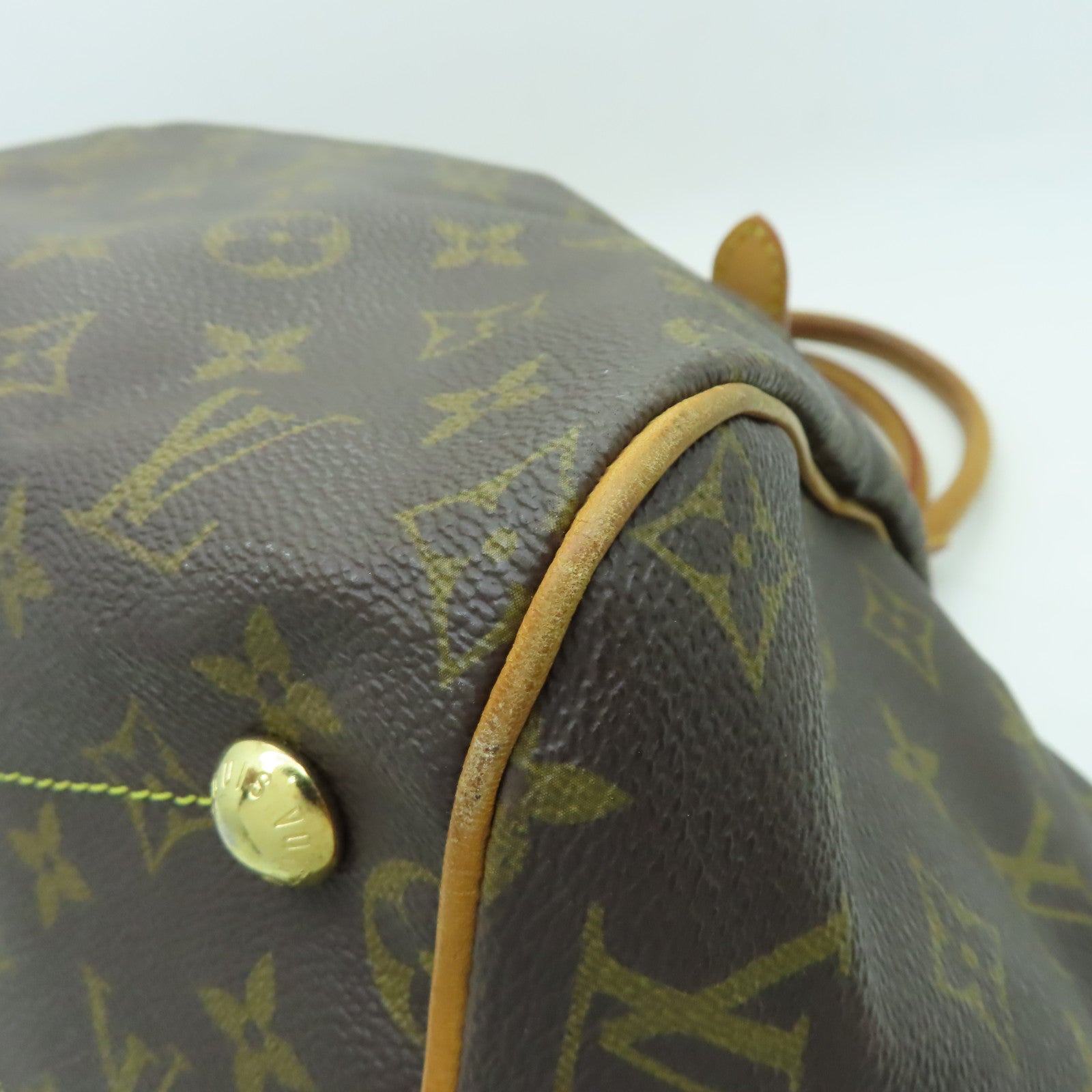 LOUIS VUITTON **【激減優惠】Monogram Tivoli GM金扣手挽袋/肩背袋啡色