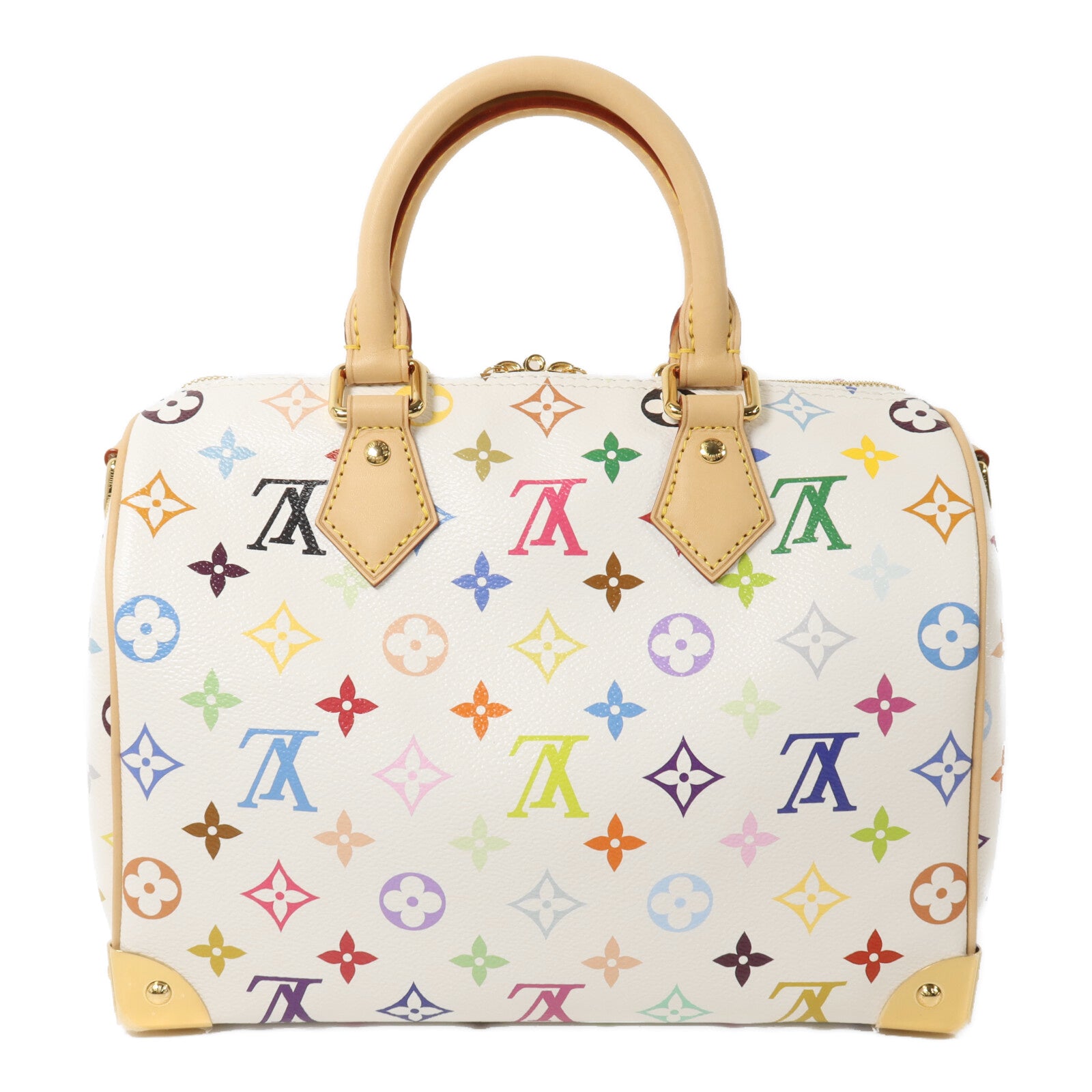LOUIS VUITTON Monogram Multicolore LV x TM Speedy Bandouliere 25手挽肩背兩用袋