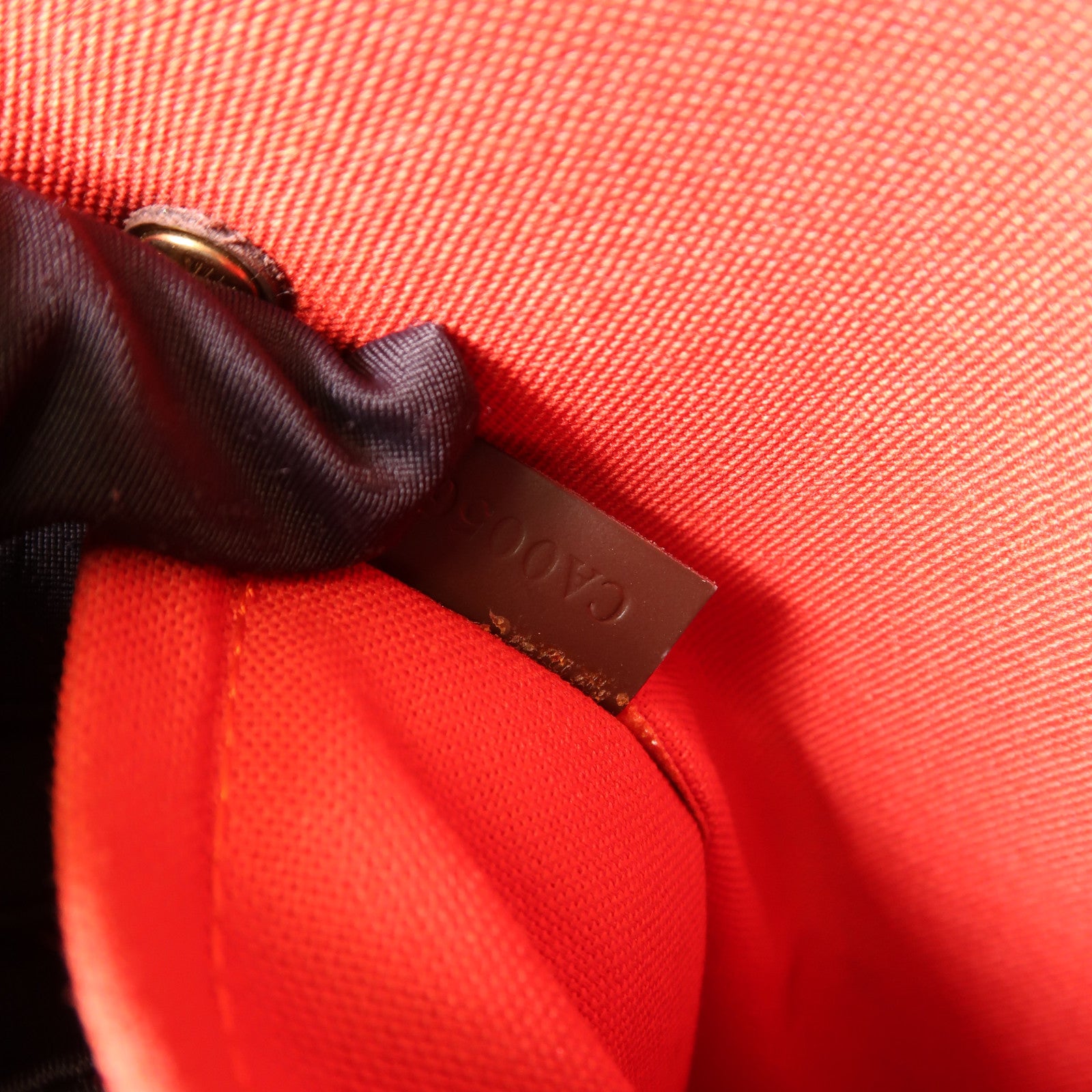 LOUIS VUITTON Damier Ribera MM金扣手挽袋