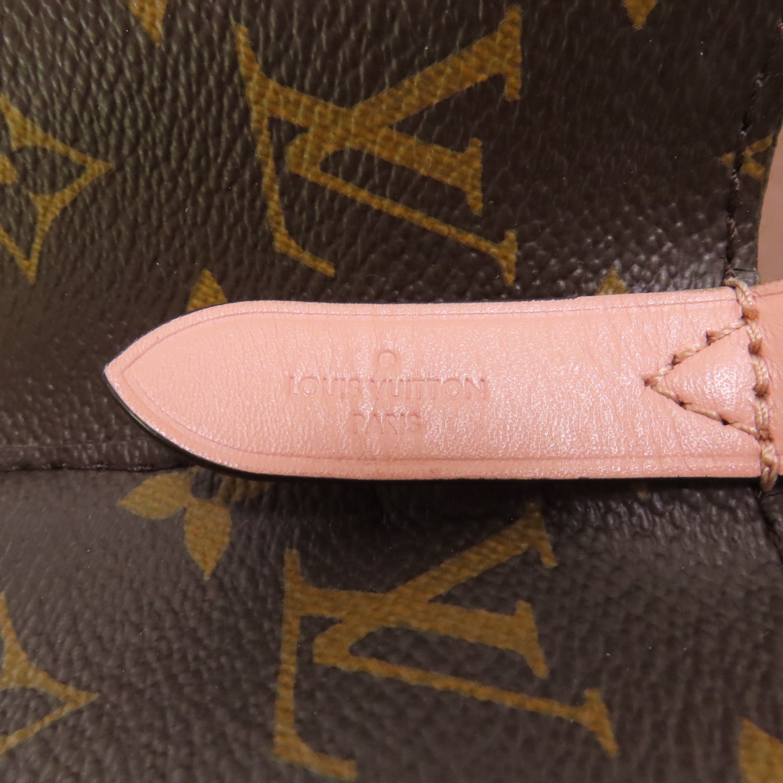 LOUIS VUITTON Monogram Neo Noe金扣手挽肩背兩用袋棕色/粉紅色