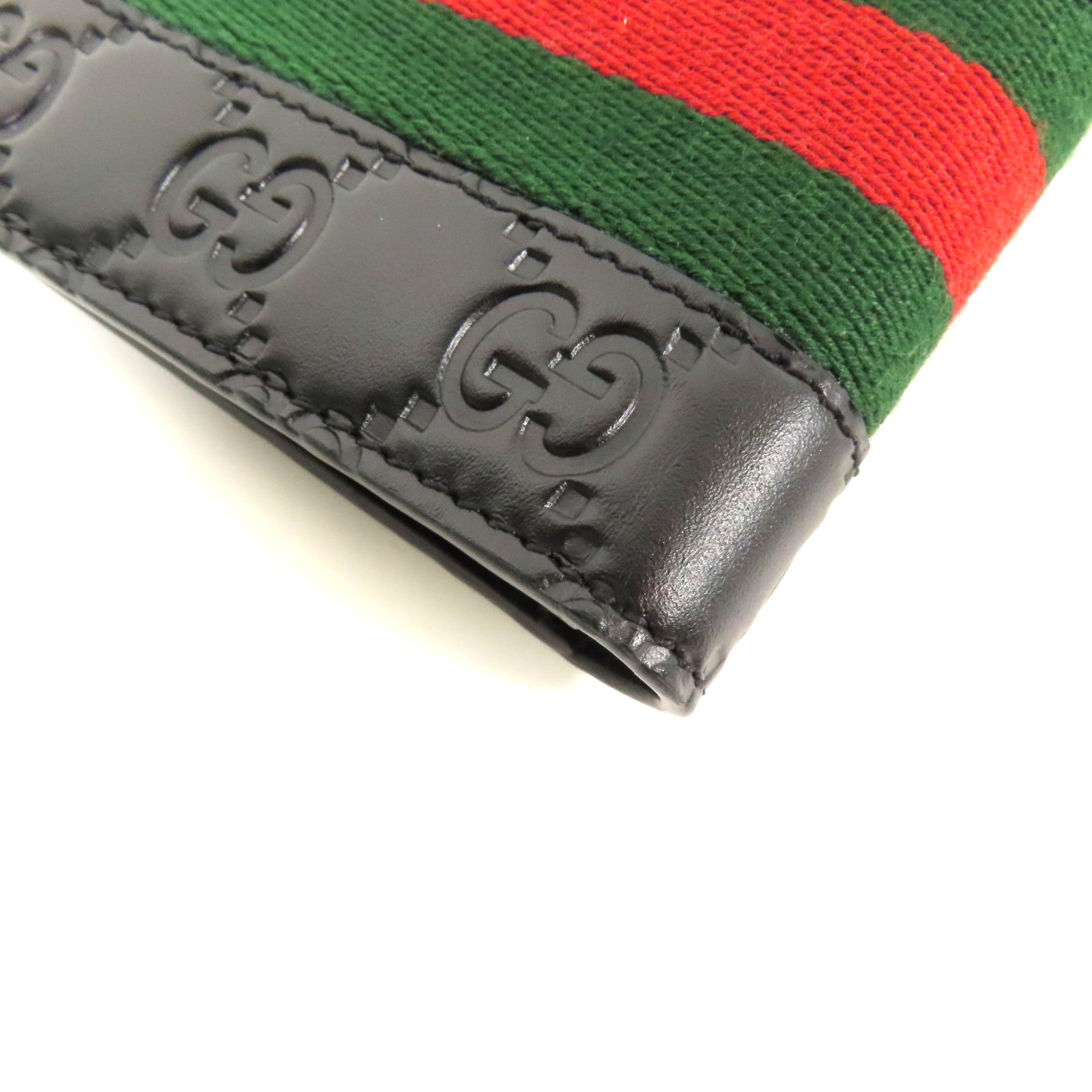 GUCCI 牛皮皮革GG Supreme Wallet錢包