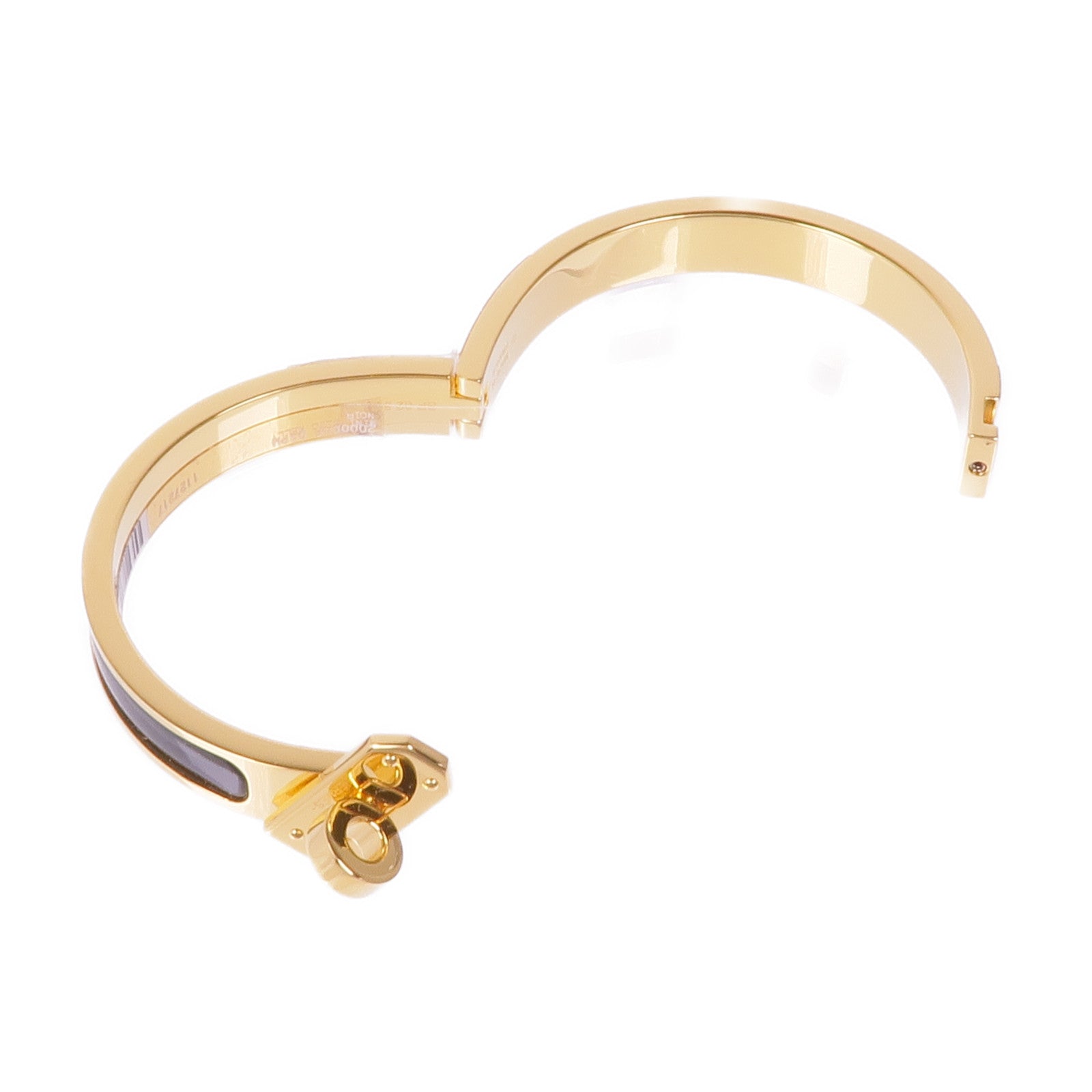 HERMES 琺瑯/金屬Mini Clic Kelly Bracelet手鐲