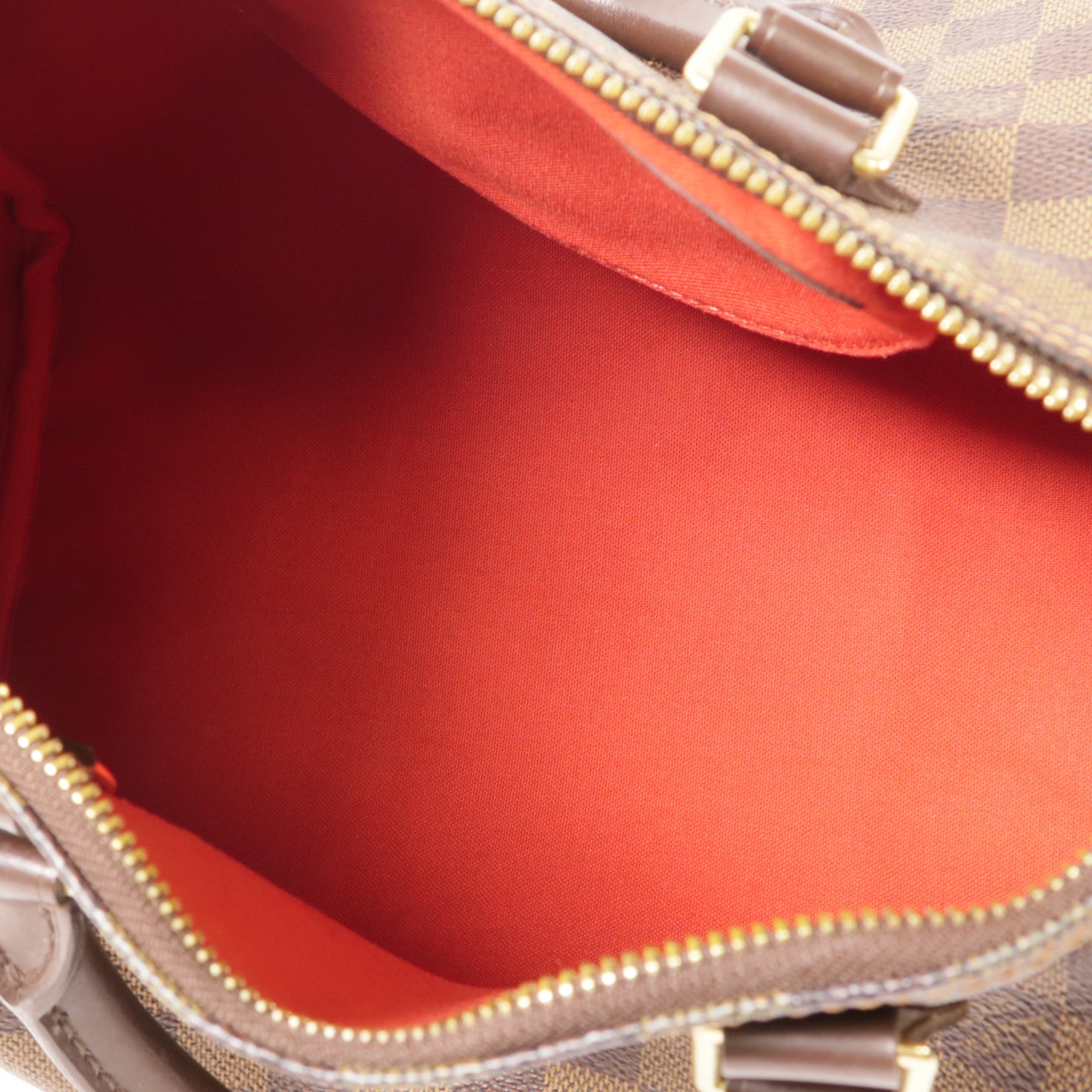 LOUIS VUITTON Damier Speedy 30金扣手挽袋