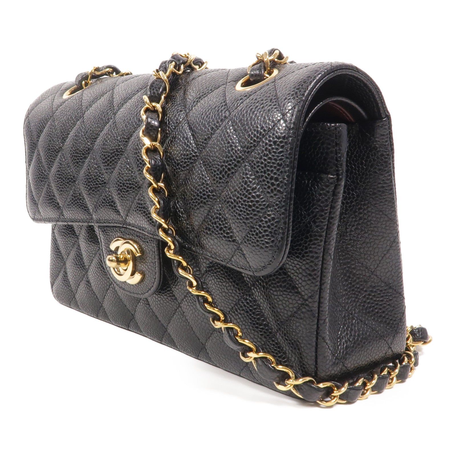 CHANEL 牛皮皮革Classic 23鏈帶手挽肩背兩用袋