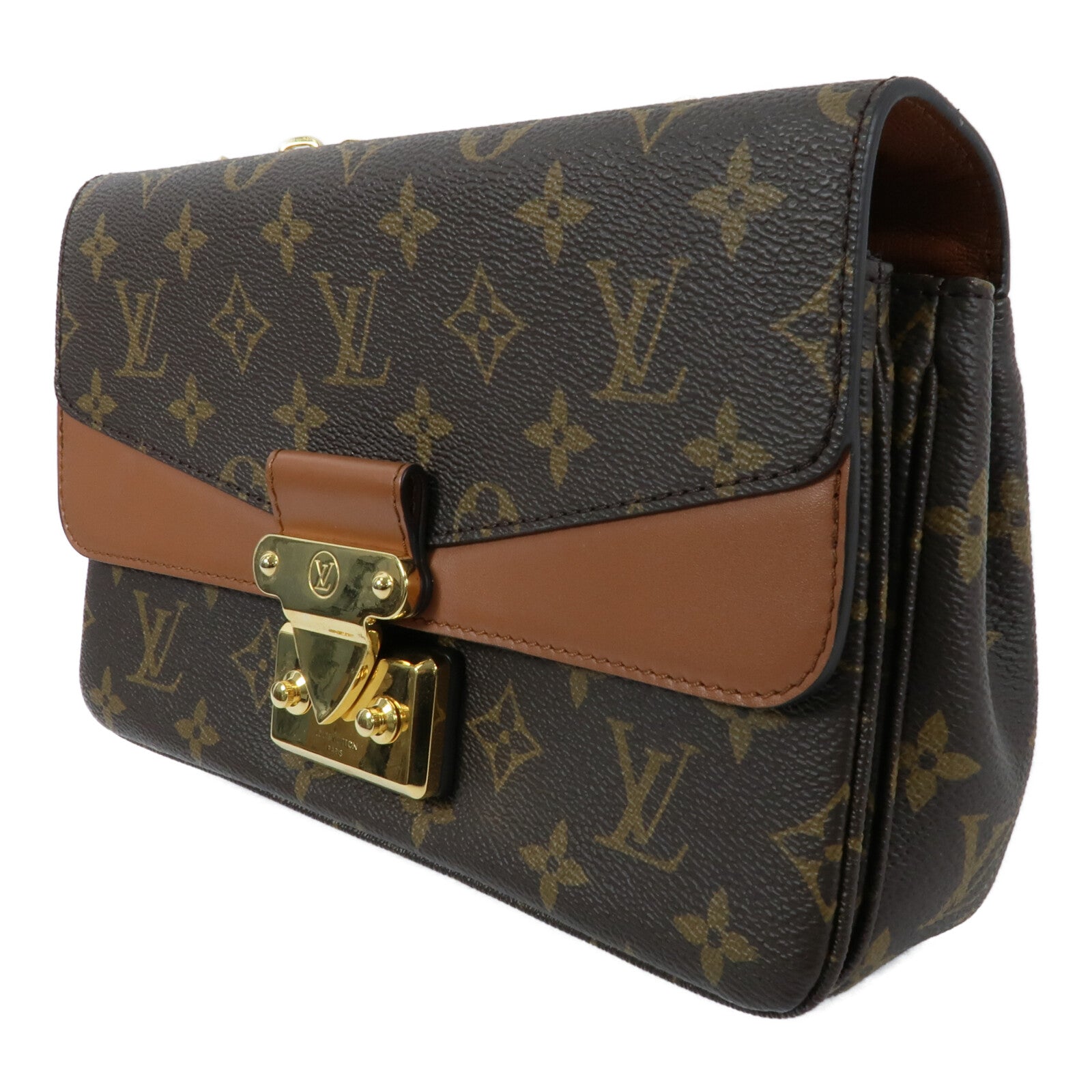 LOUIS VUITTON Monogram Marceau鏈帶肩背袋