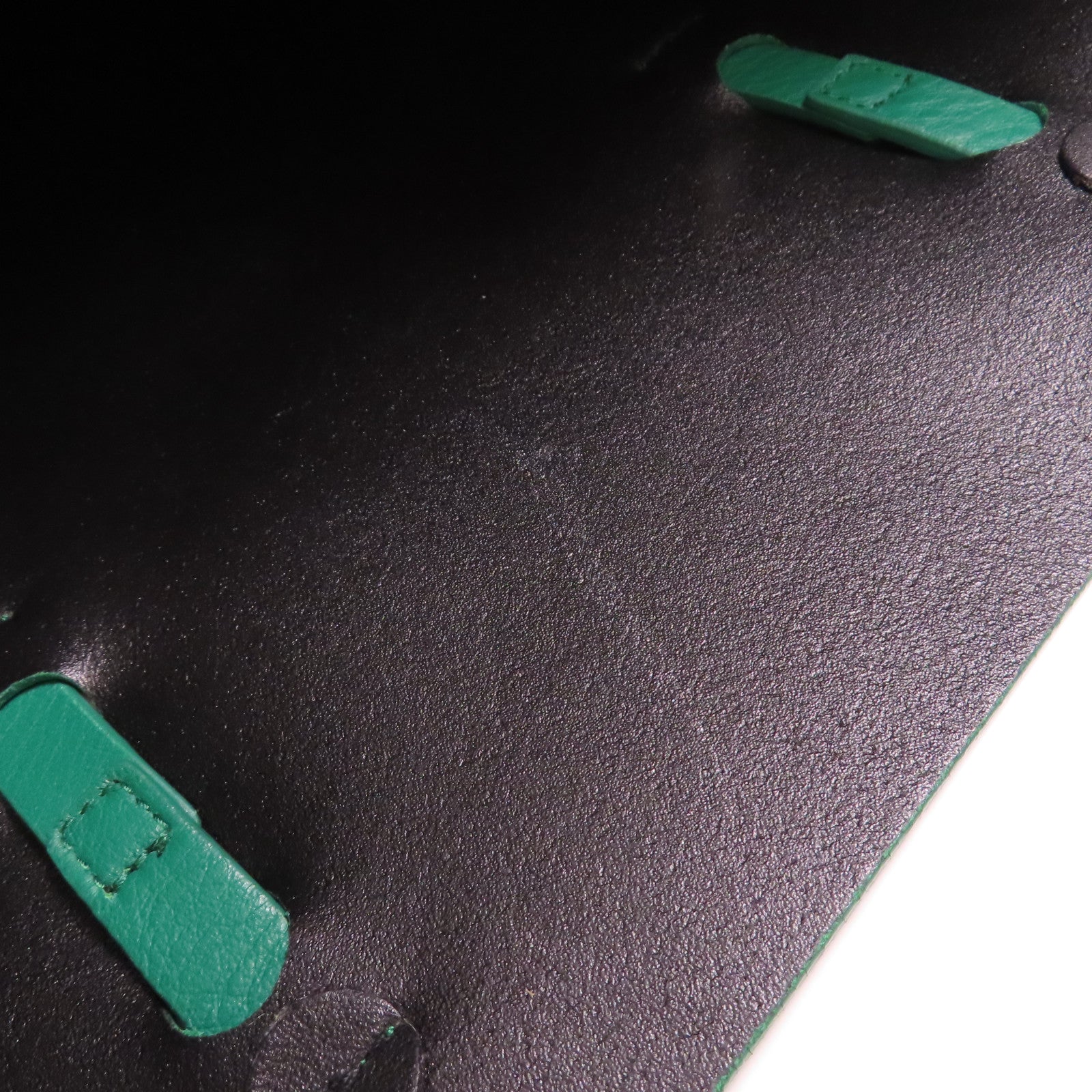 BALENCIAGA Tote Bag Calfskin Leather 475199 Green