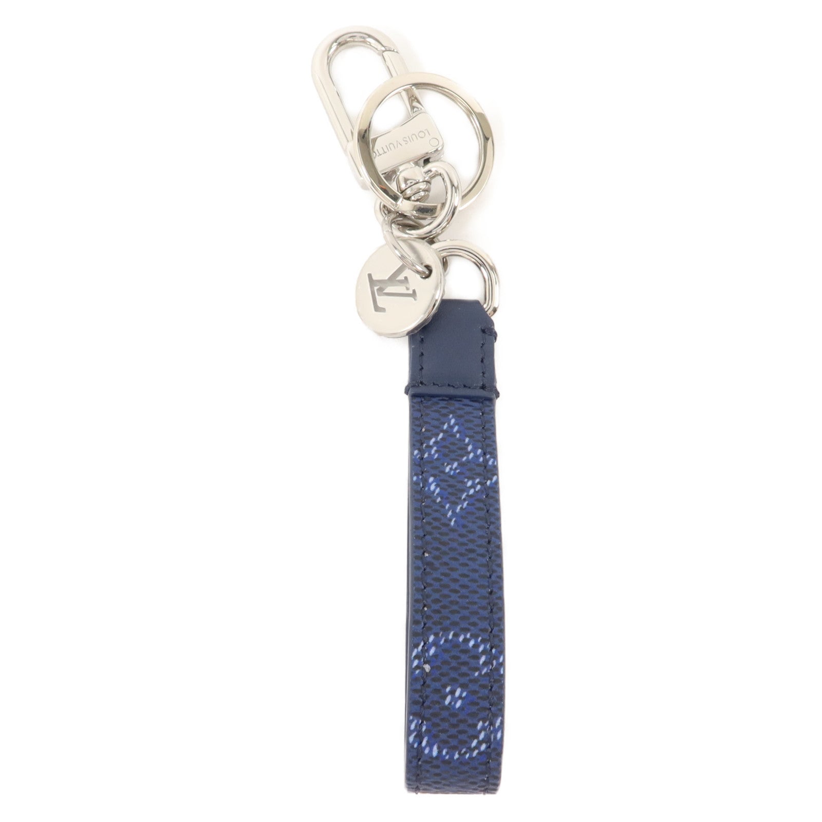 LOUIS VUITTON Monogram Heritage/金屬Dragonne Key Holder鎖匙扣