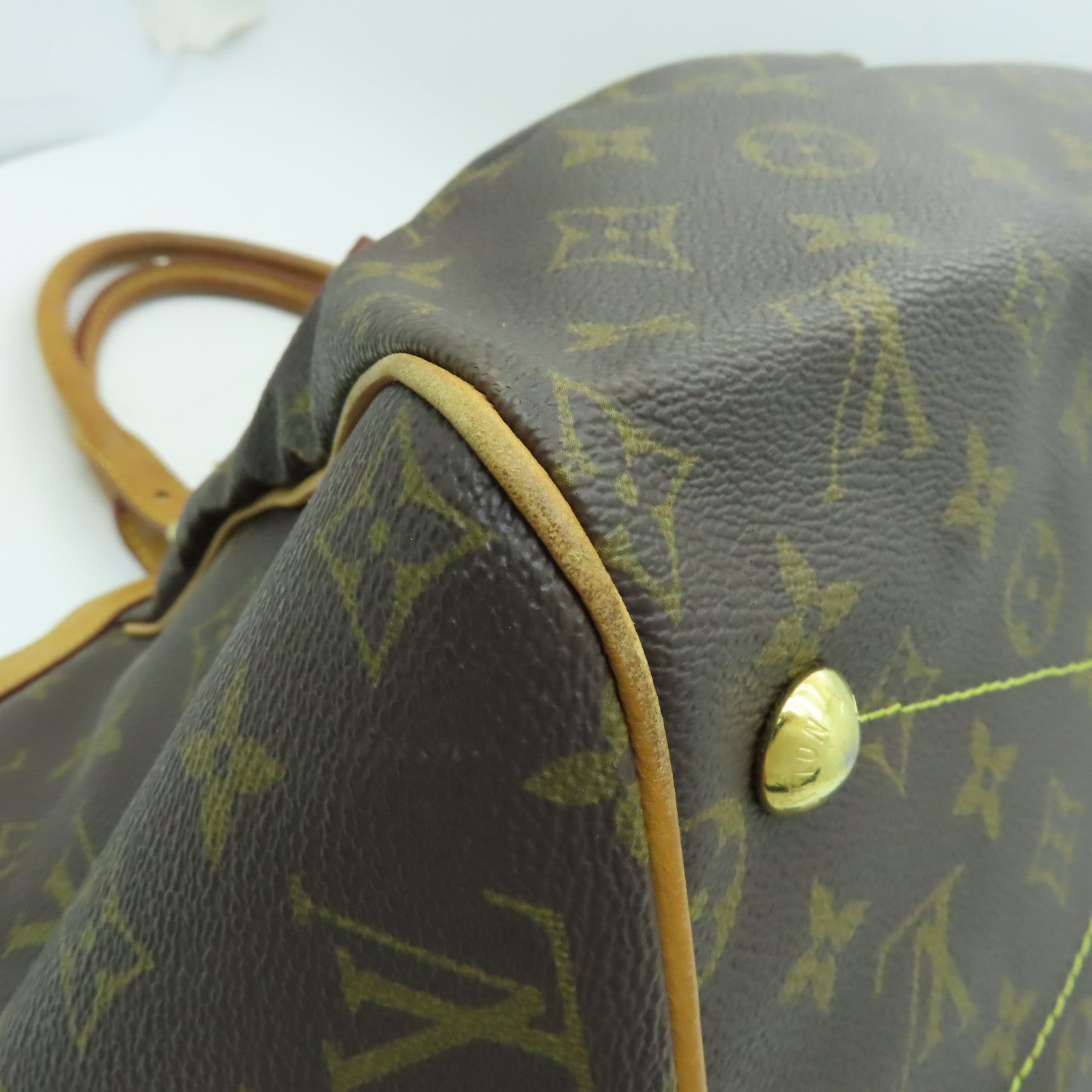 LOUIS VUITTON **【激減優惠】Monogram Tivoli GM金扣手挽袋/肩背袋啡色