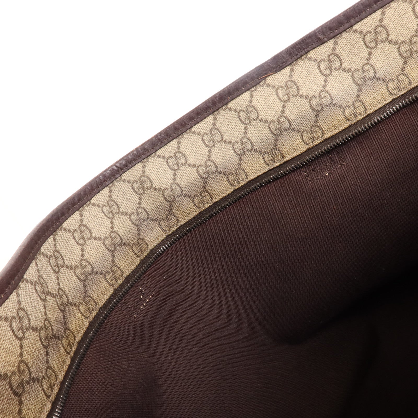 GUCCI 塗層帆布Tote Bag銀扣手挽袋