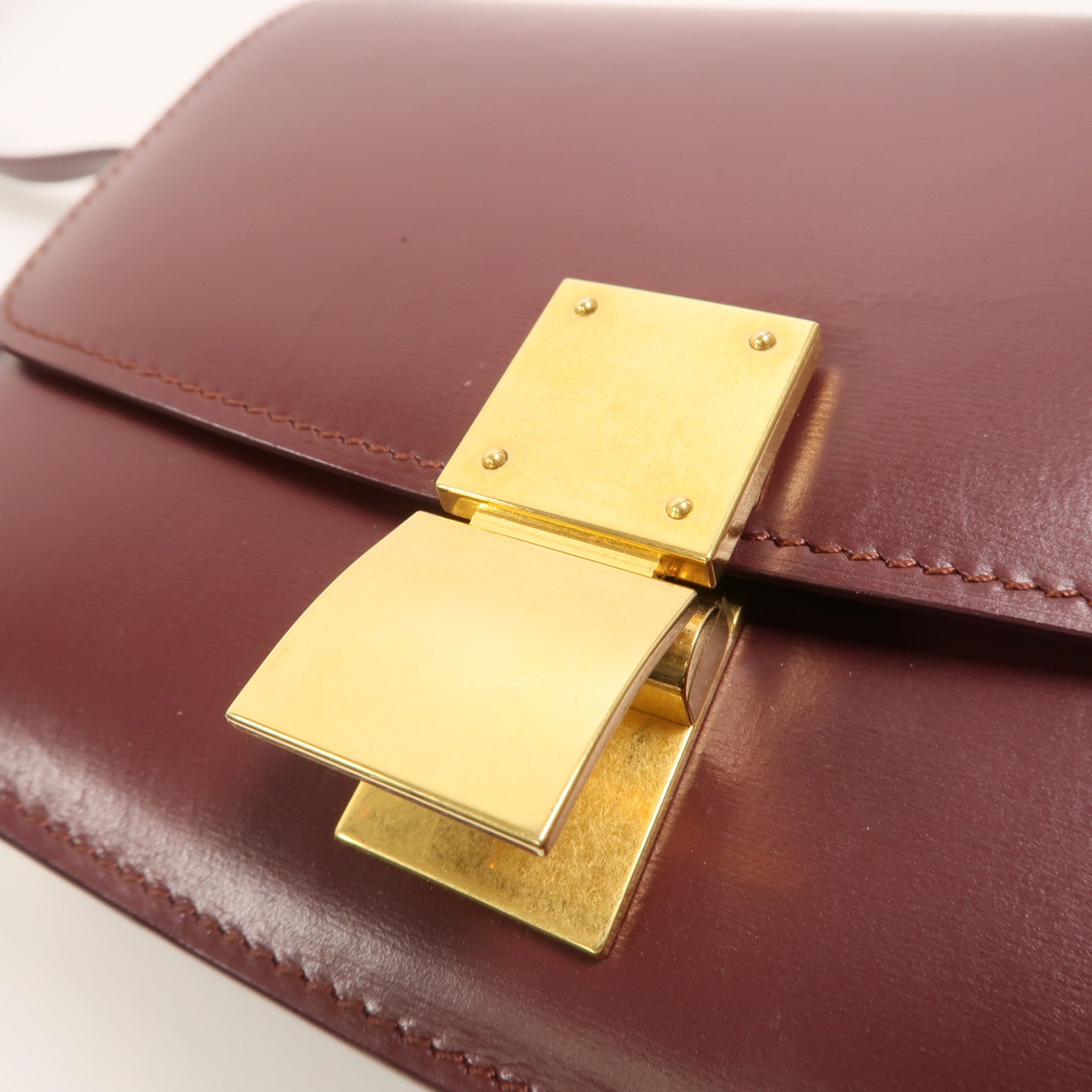 CELINE 【激減優惠】牛皮皮革Mini Classic Box肩背袋