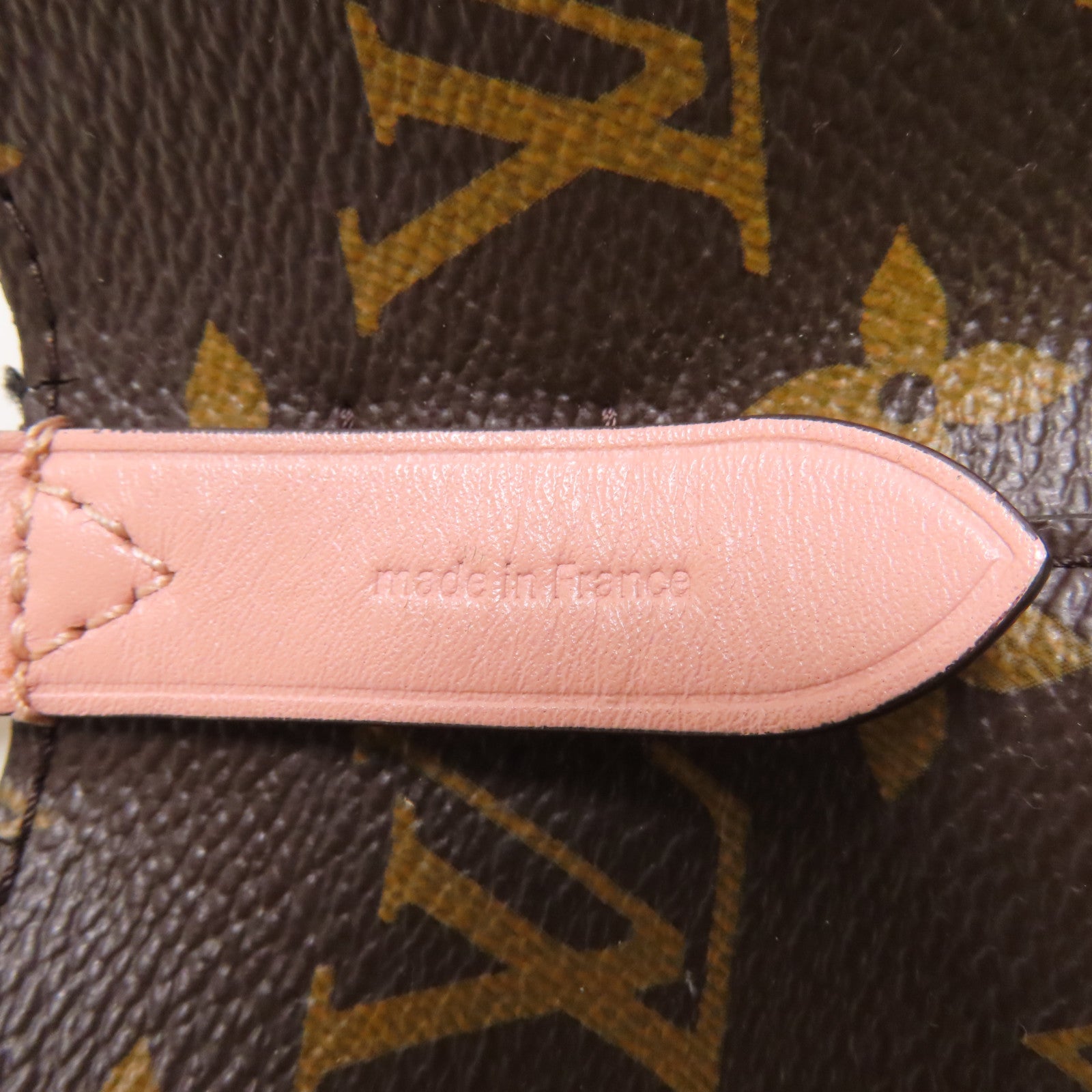 LOUIS VUITTON Monogram Neo Noe金扣手挽肩背兩用袋棕色/粉紅色