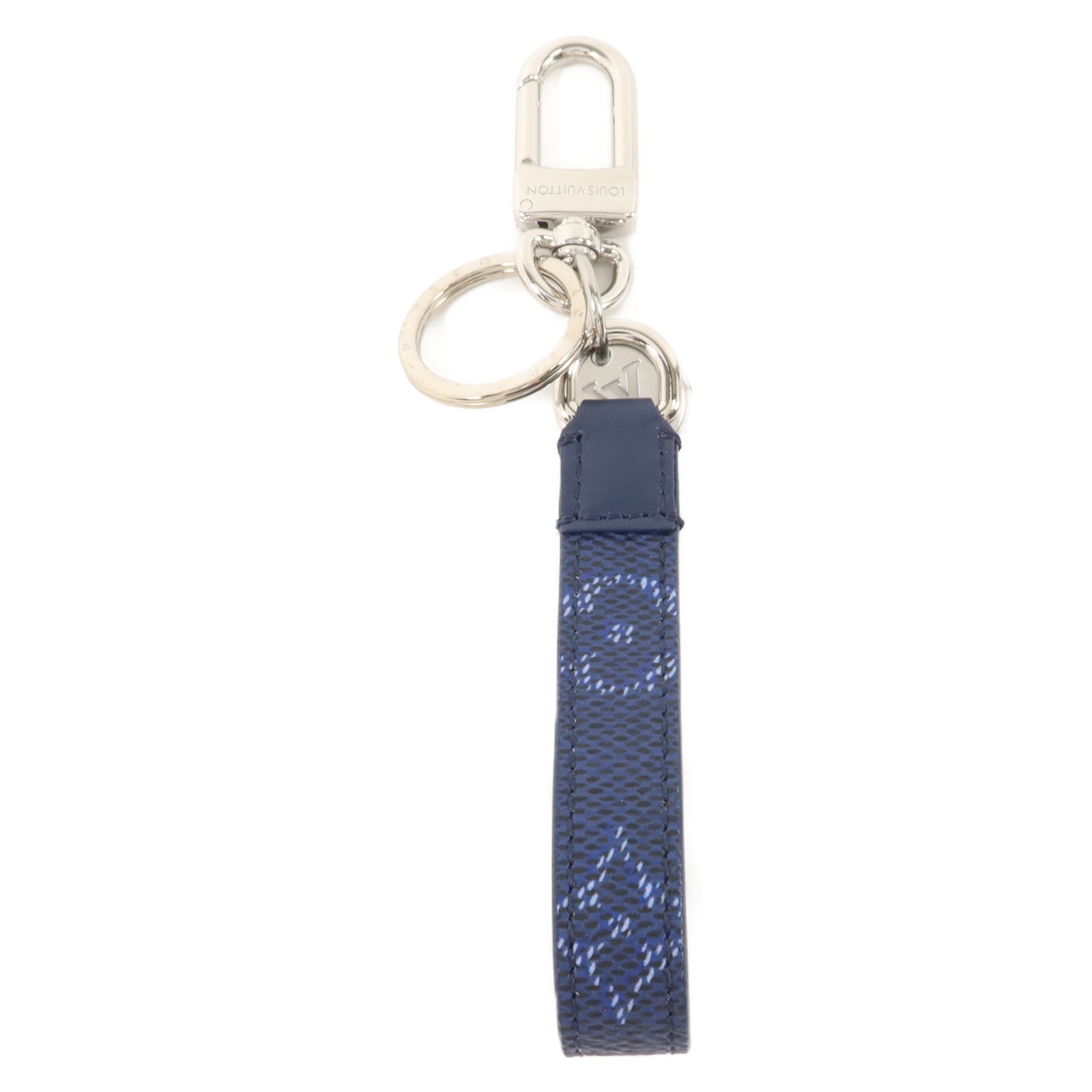 LOUIS VUITTON Monogram Heritage/金屬Dragonne Key Holder鎖匙扣
