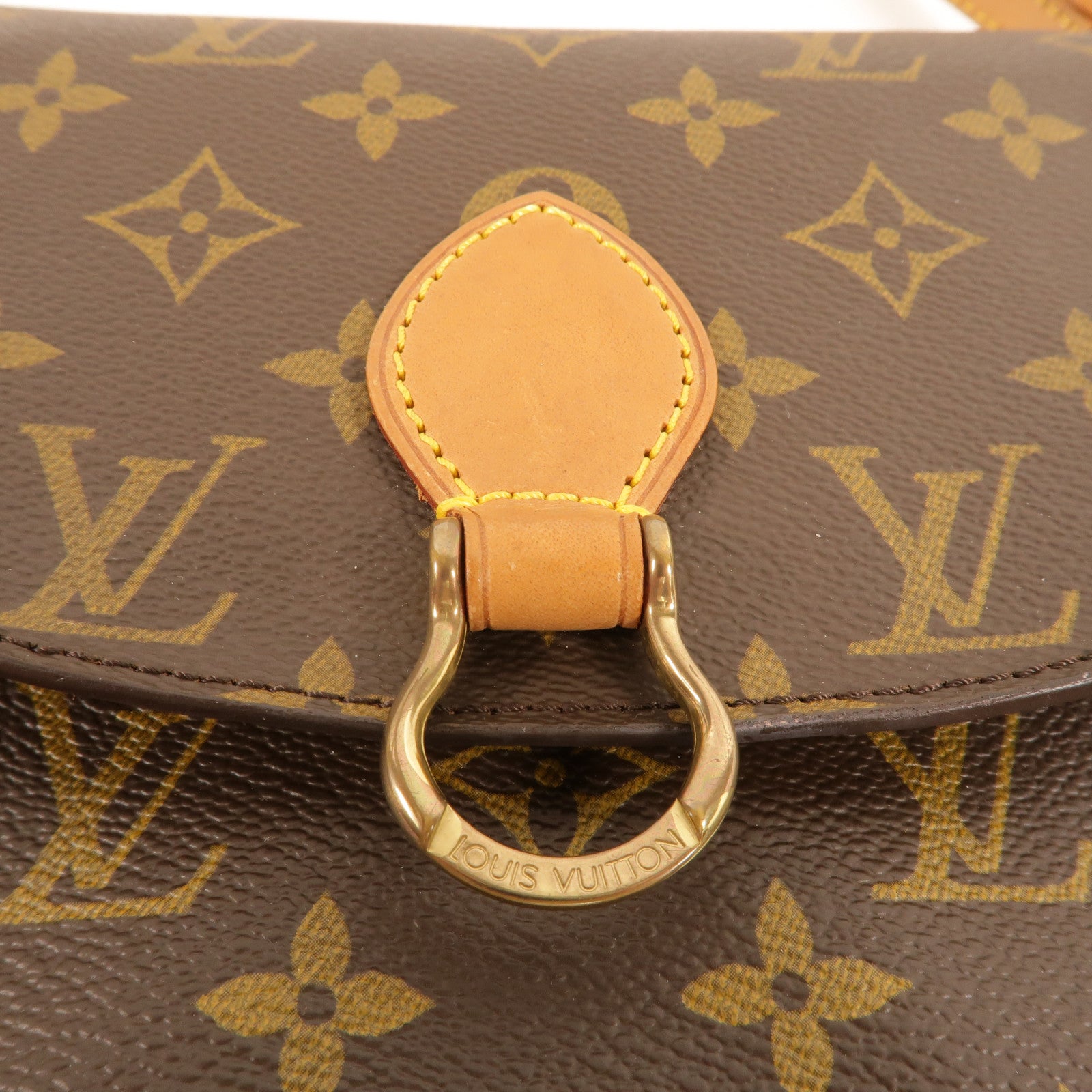 LOUIS VUITTON Monogram Saint Cloud PM金扣肩背袋