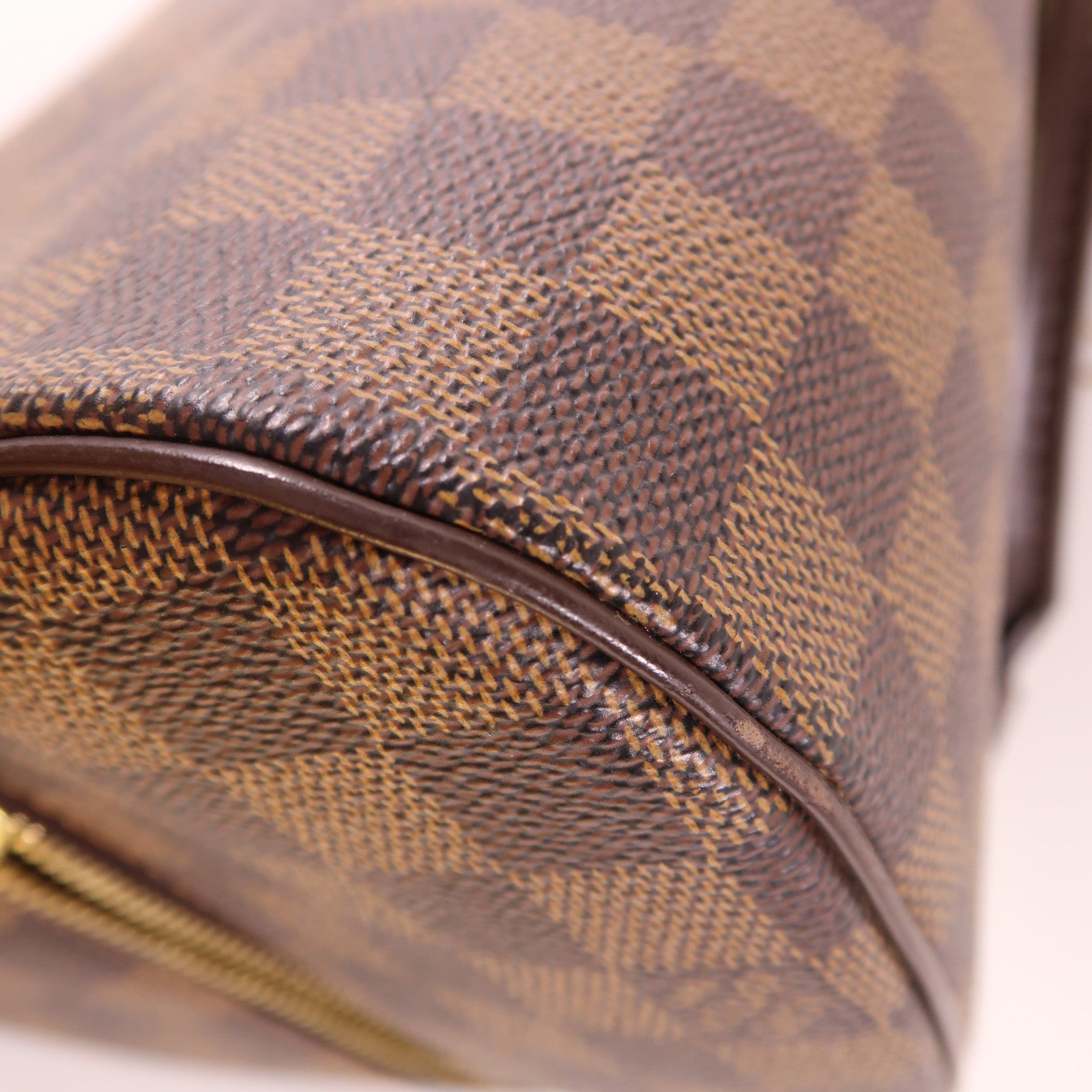 LOUIS VUITTON Damier Ribera MM金扣手挽袋