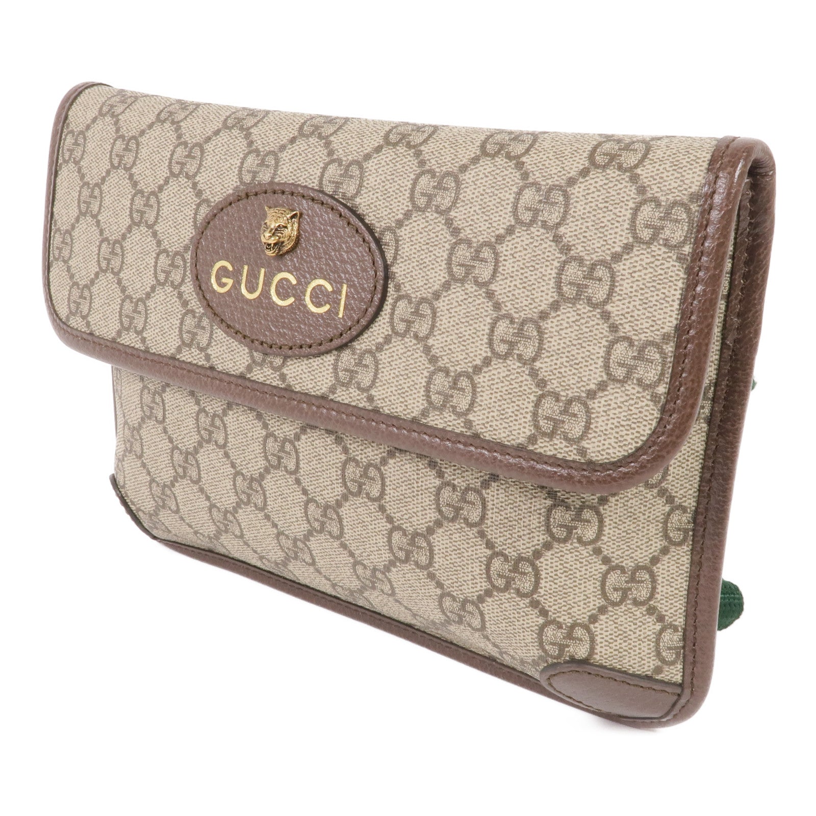 GUCCI 塗層帆布Waist Bag金扣腰包