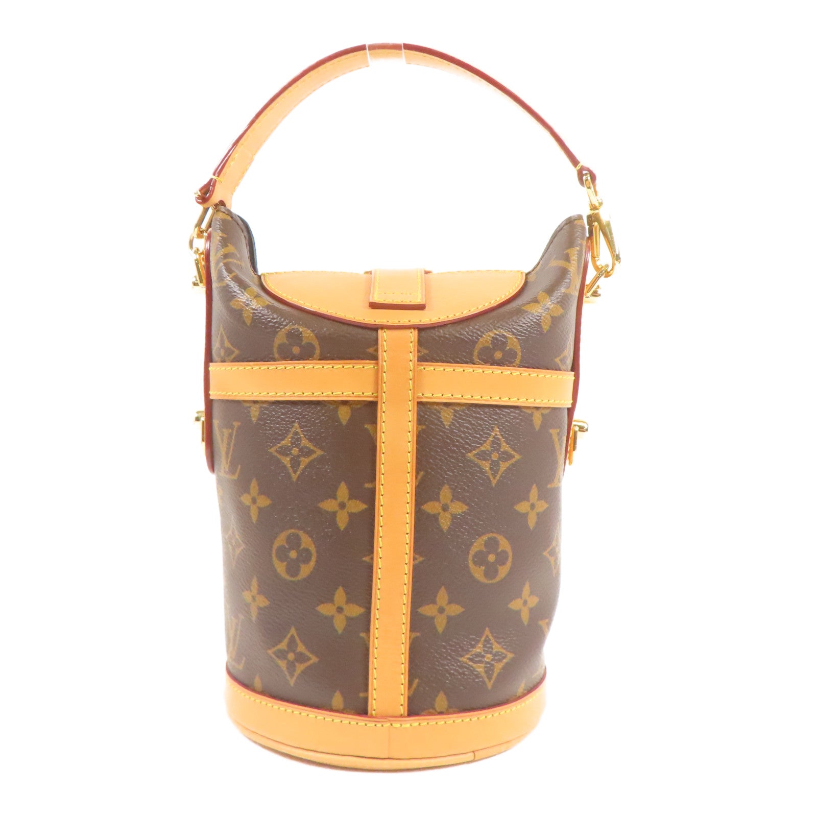 LOUIS VUITTON Monogram Duffle金扣手挽肩背兩用袋