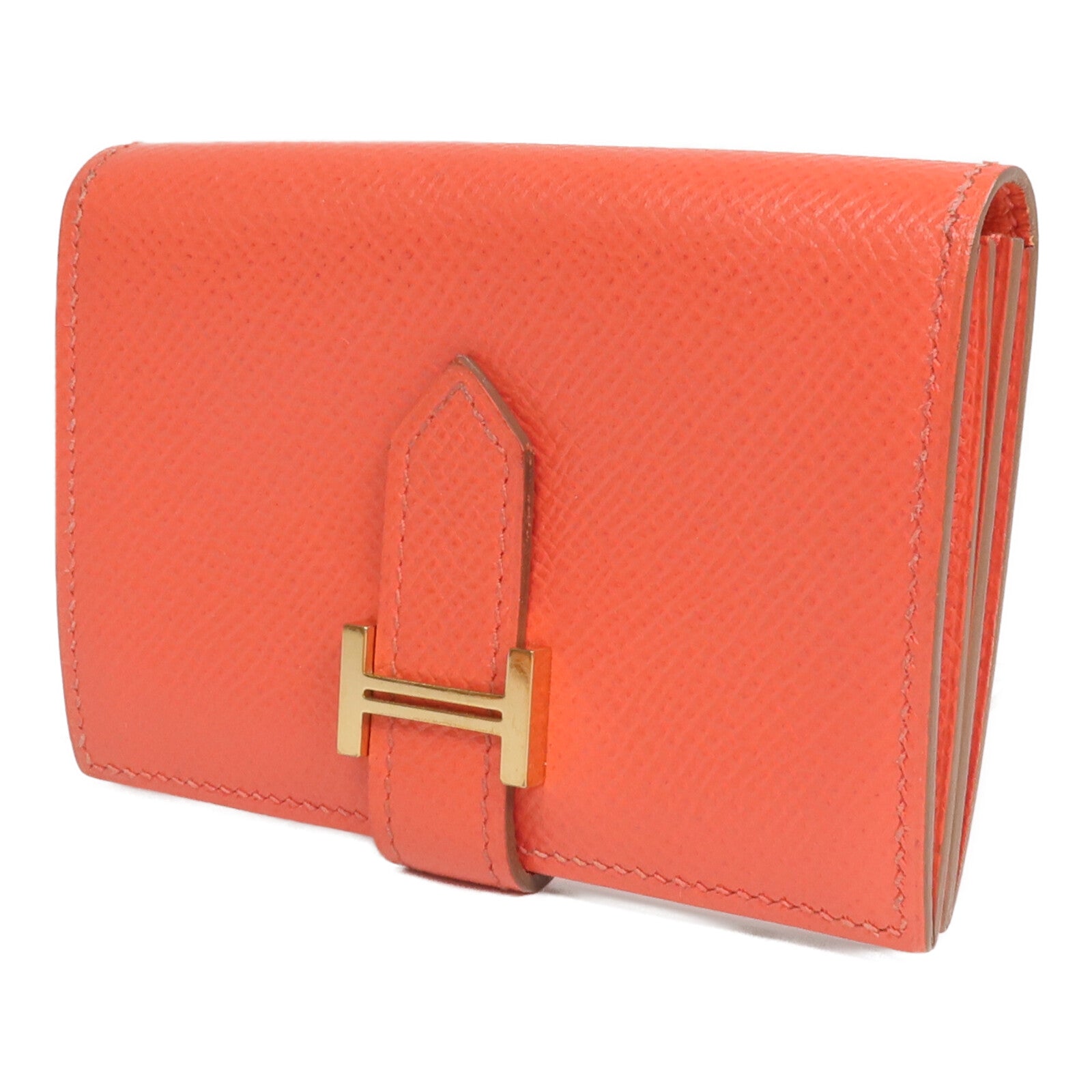 HERMES Epsom皮革Bearn Card Case卡片套Capucine