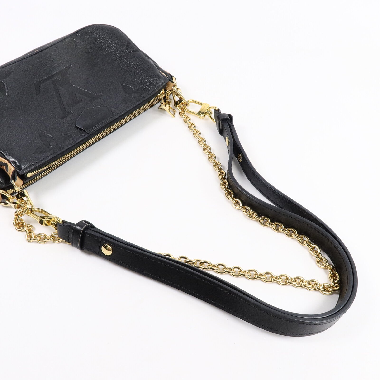 LOUIS VUITTON Monogram Empreinte Wild At Heart Multi Pochette Accessories肩背袋