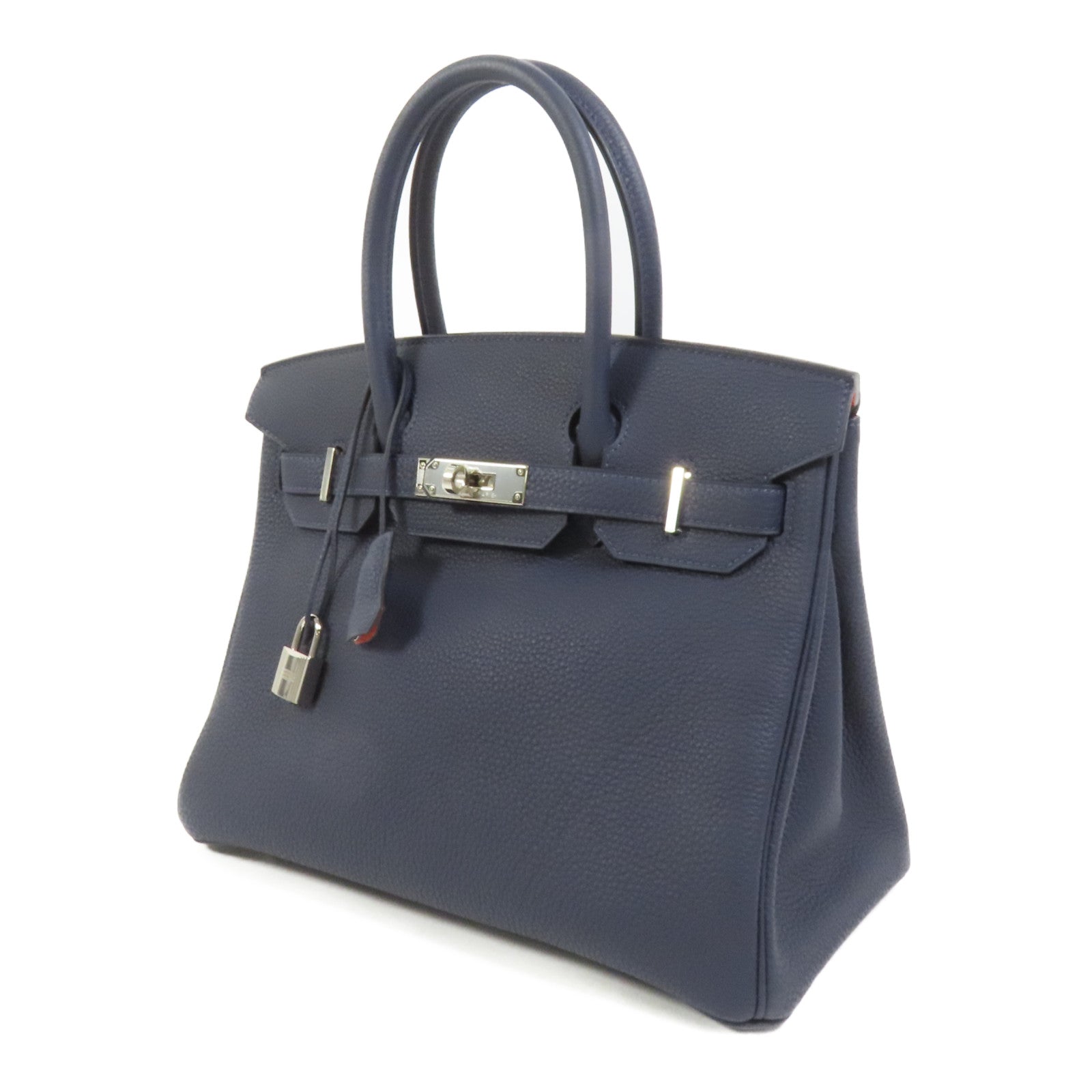 HERMES Togo皮革Birkin 30手挽袋Blue