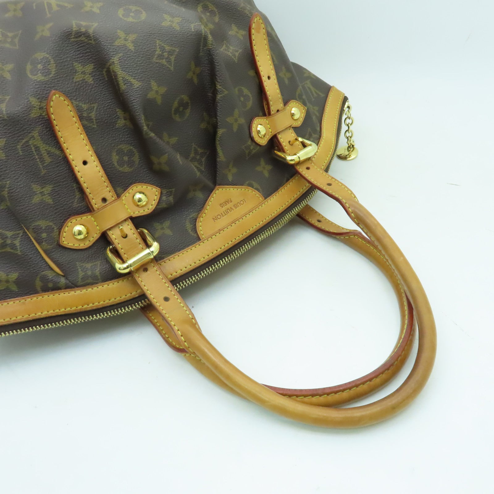 LOUIS VUITTON **【激減優惠】Monogram Tivoli GM金扣手挽袋/肩背袋啡色