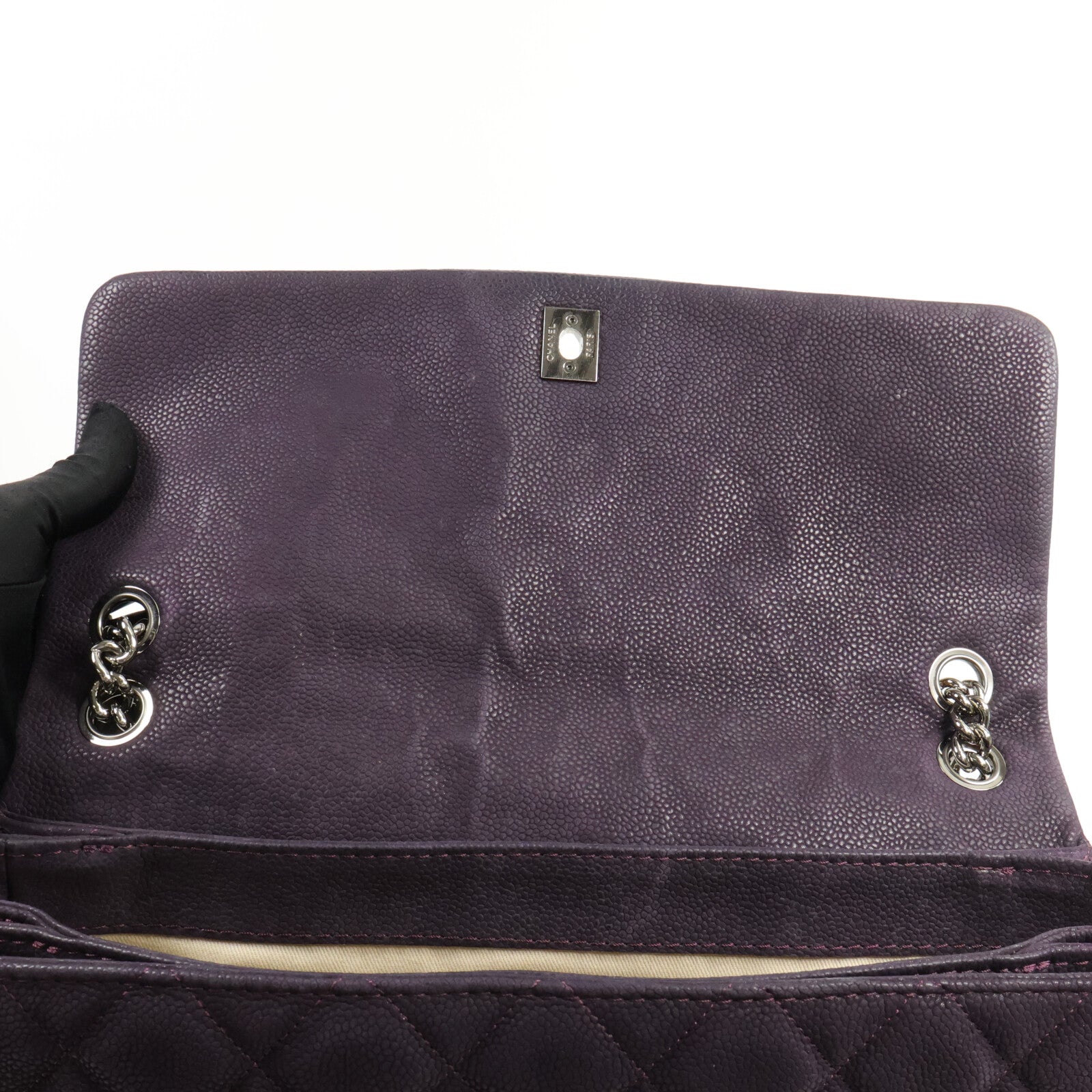 CHANEL 牛皮皮革Chain Shoulder Bag鏈帶肩背袋