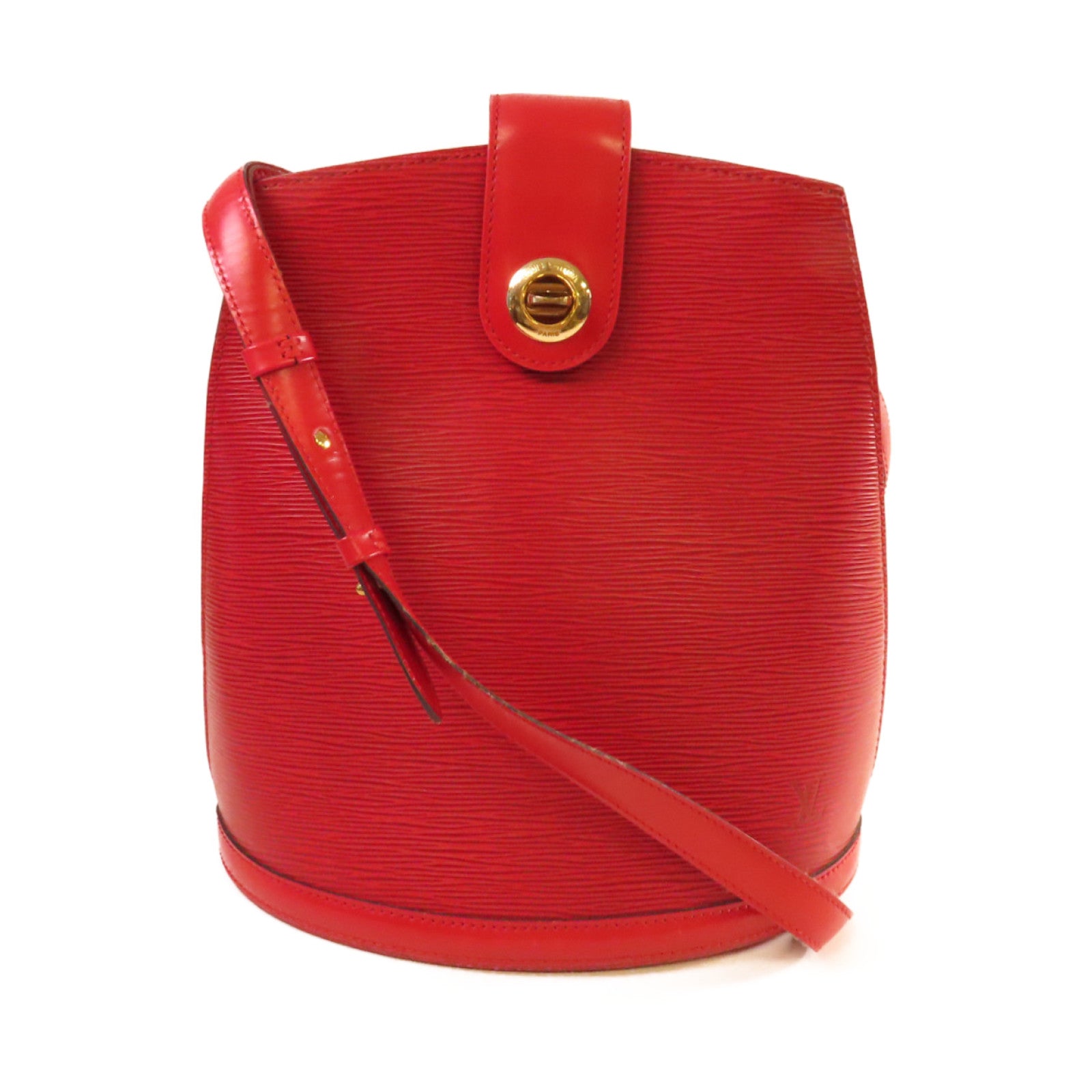 LOUIS VUITTON 【清倉大減價】Epi Cluny Shoulder Bag金扣肩背袋紅色