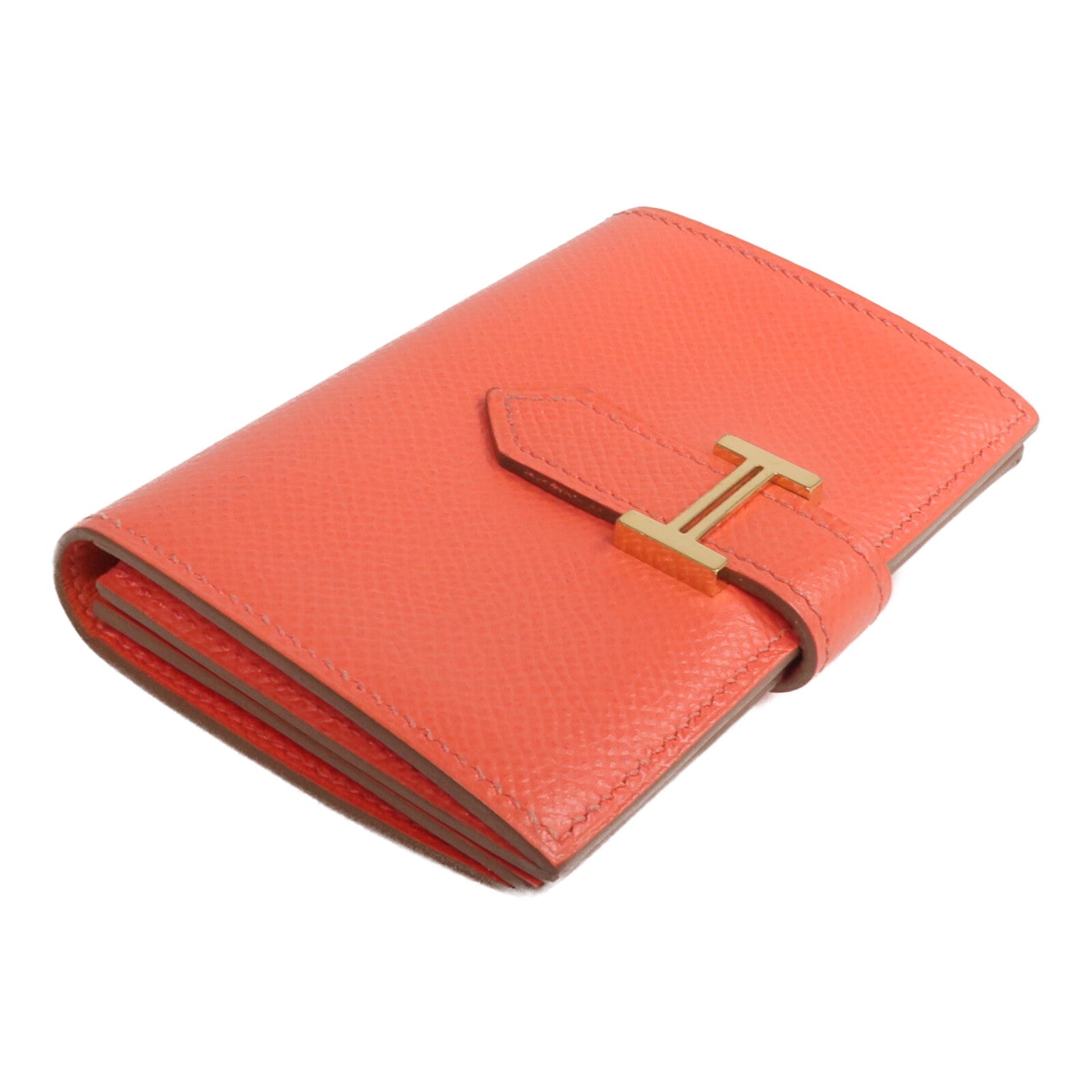 HERMES Epsom皮革Bearn Card Case卡片套Capucine
