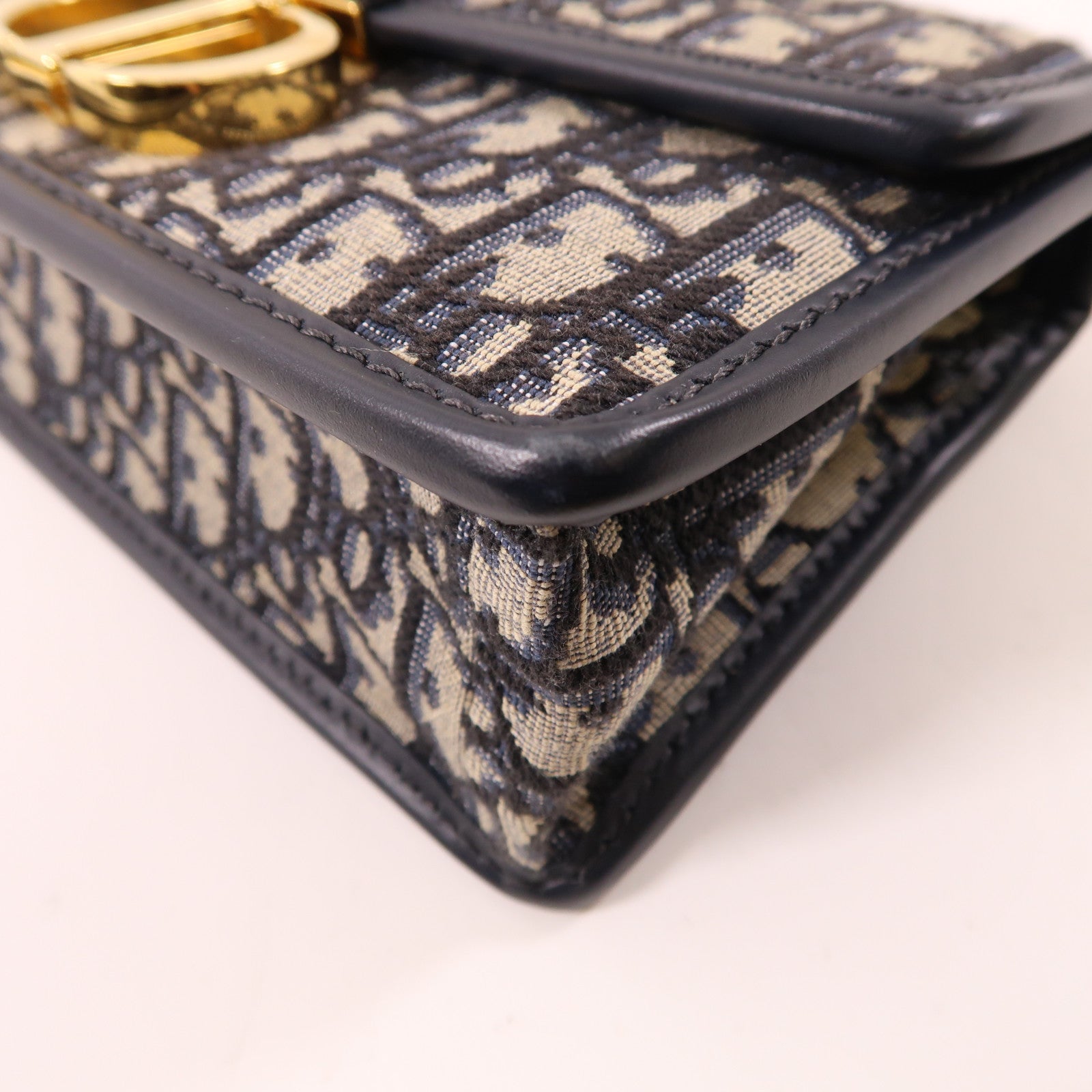 Dior 帆布30 Montaigne金扣鏈帶肩背袋