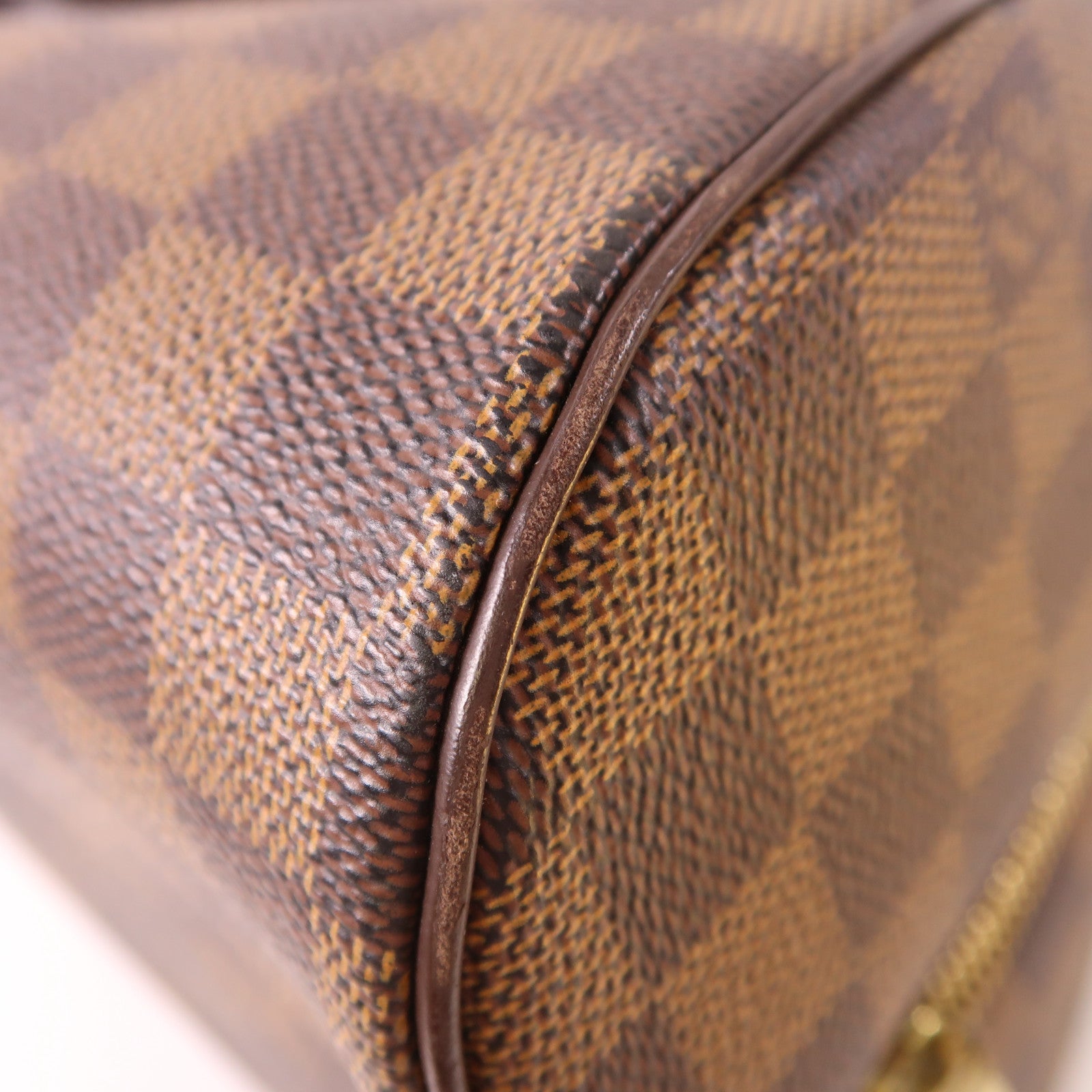 LOUIS VUITTON Damier Ribera MM金扣手挽袋