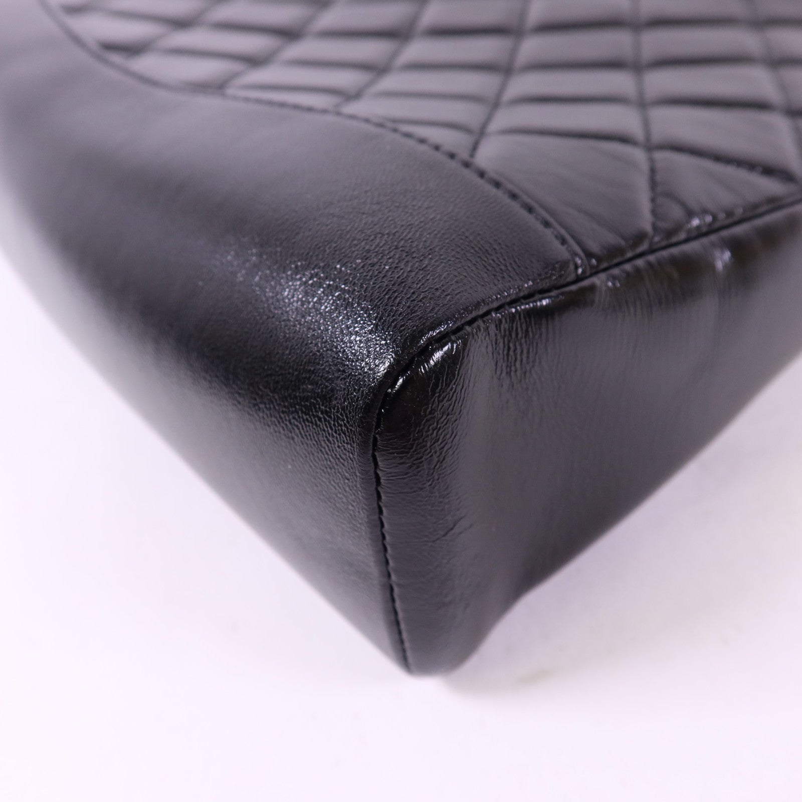 CHANEL 牛皮皮革Mini 31金扣手挽肩背兩用袋