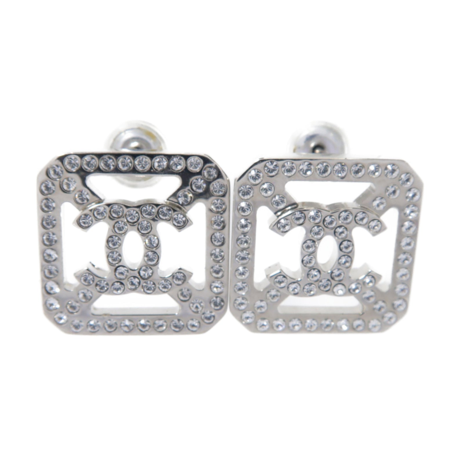 CHANEL 【激減優惠】金屬Earrings耳環銀色