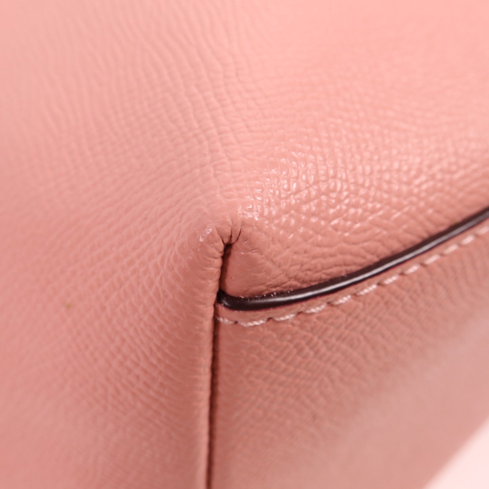 COACH 牛皮皮革Tote Bag金扣肩背袋