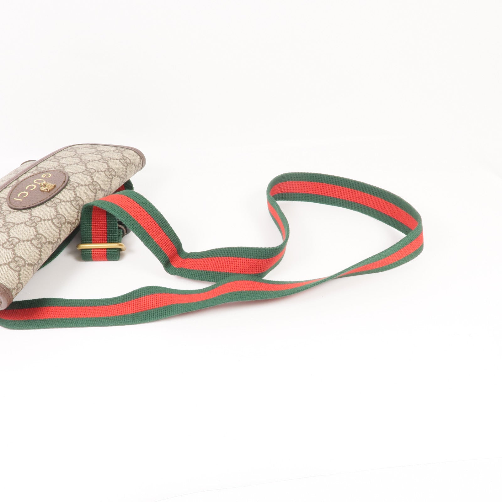 GUCCI 塗層帆布Waist Bag金扣腰包