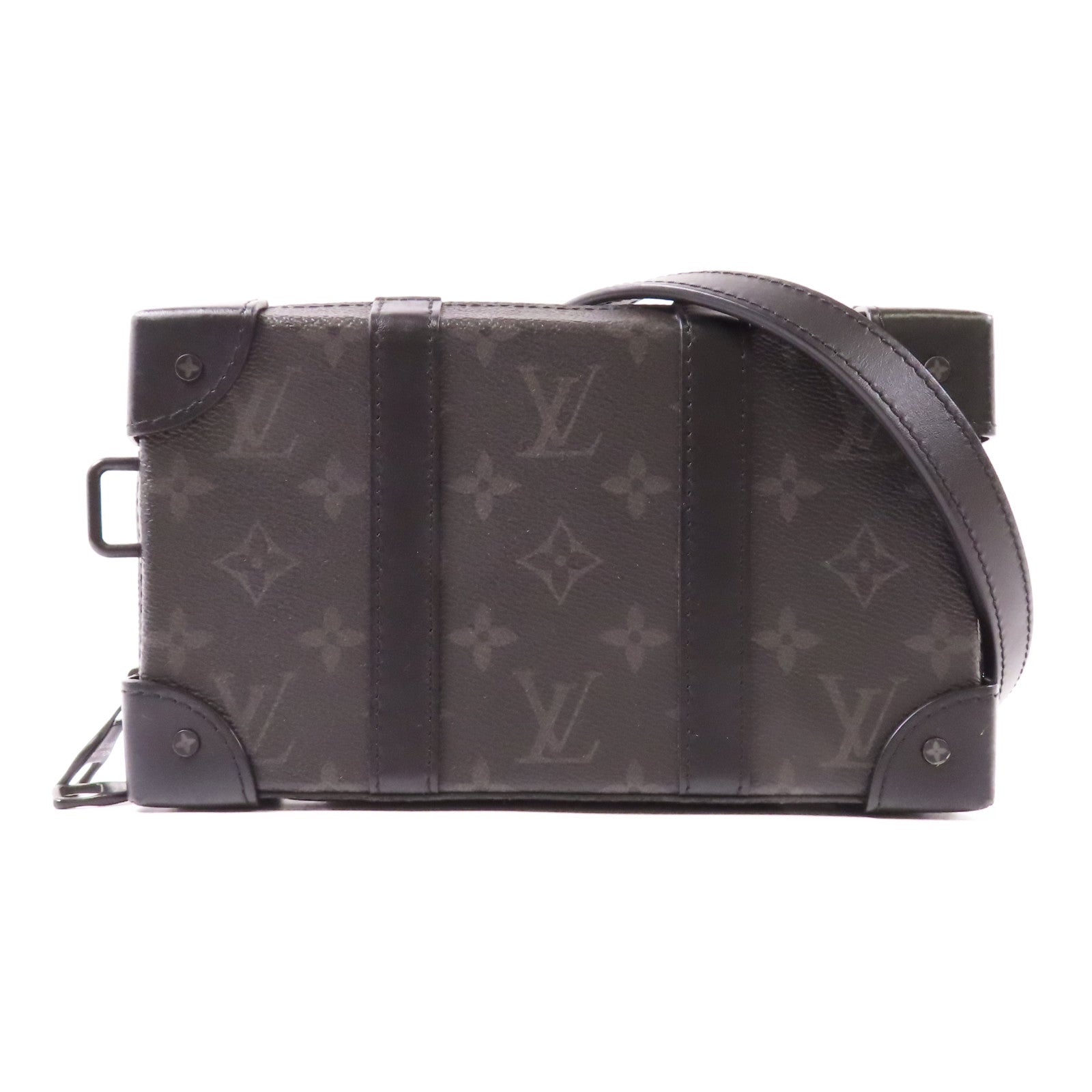 LOUIS VUITTON LV Soft Trunk Wallet Shoulder Bag M69838 Monogram Eclipse Black