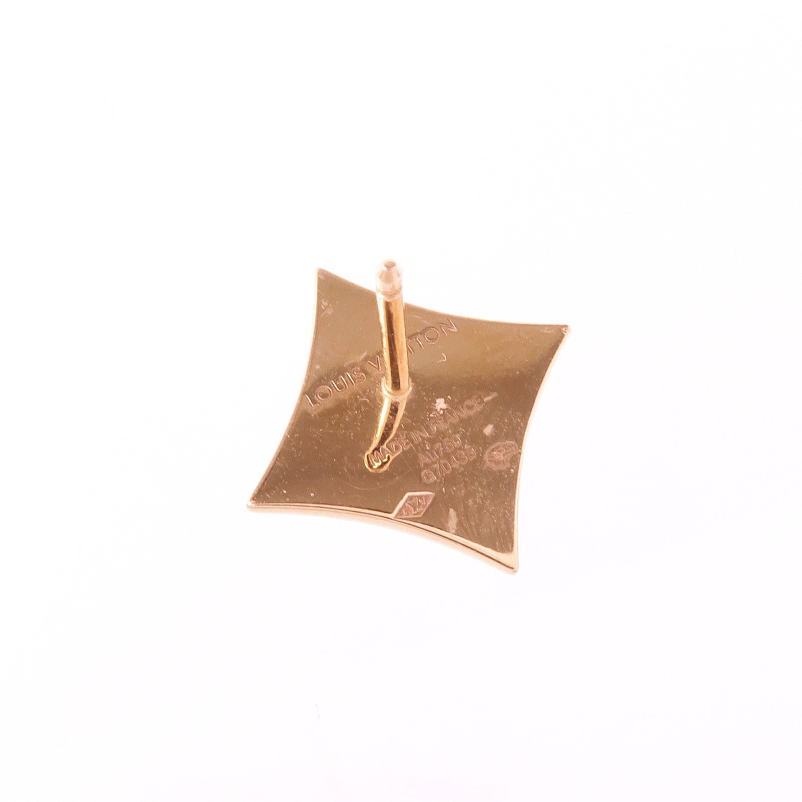 LOUIS VUITTON 【激減優惠】18K玫瑰金Color Blossom Star Ear Stud珍珠母貝耳環