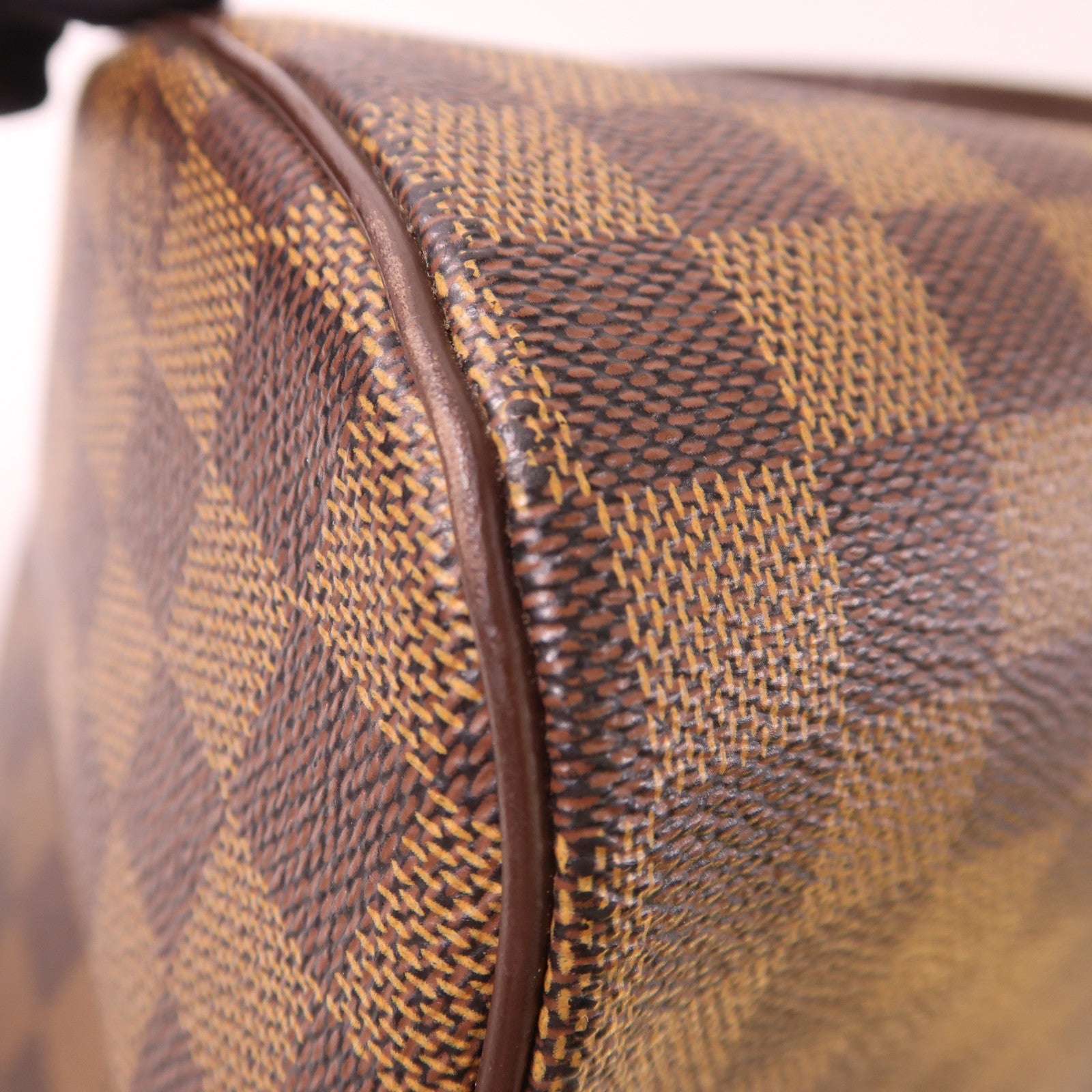 LOUIS VUITTON Damier Ribera MM金扣手挽袋
